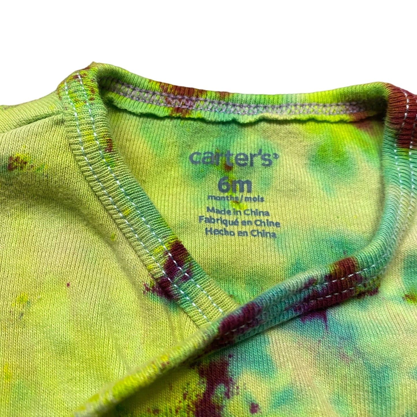 Tie Dye Kimono Button Style Baby Shirt || 6 Months