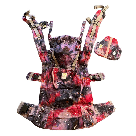 Galaxy Dyed Original Organic Lillebaby || Baby Carrier, Upcycled ♻️