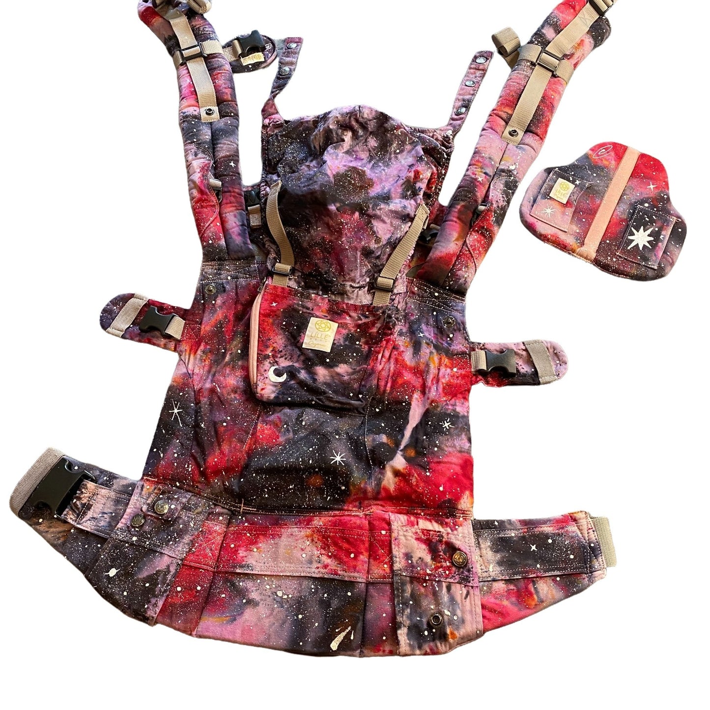 Galaxy Dyed Original Organic Lillebaby || Baby Carrier, Upcycled ♻️
