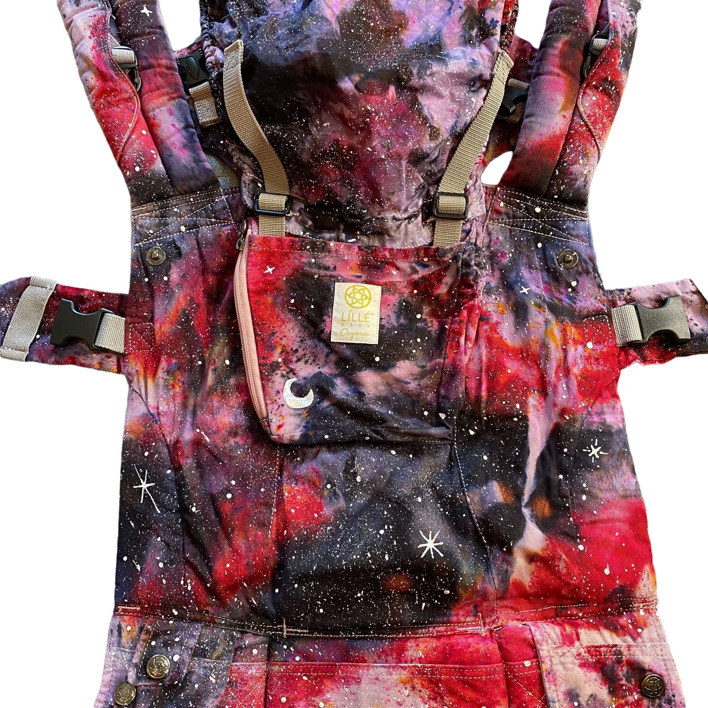 Galaxy Dyed Original Organic Lillebaby || Baby Carrier, Upcycled ♻️