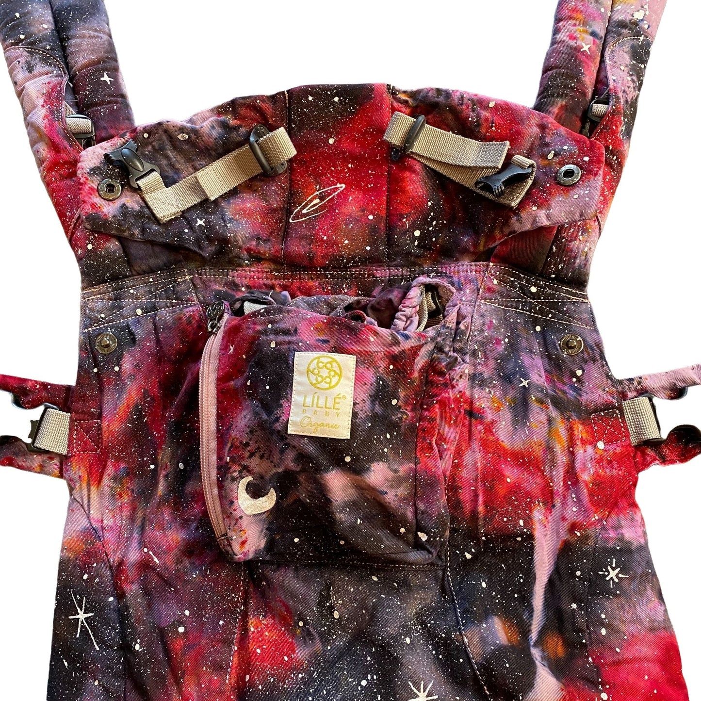 Galaxy Dyed Original Organic Lillebaby || Baby Carrier, Upcycled ♻️
