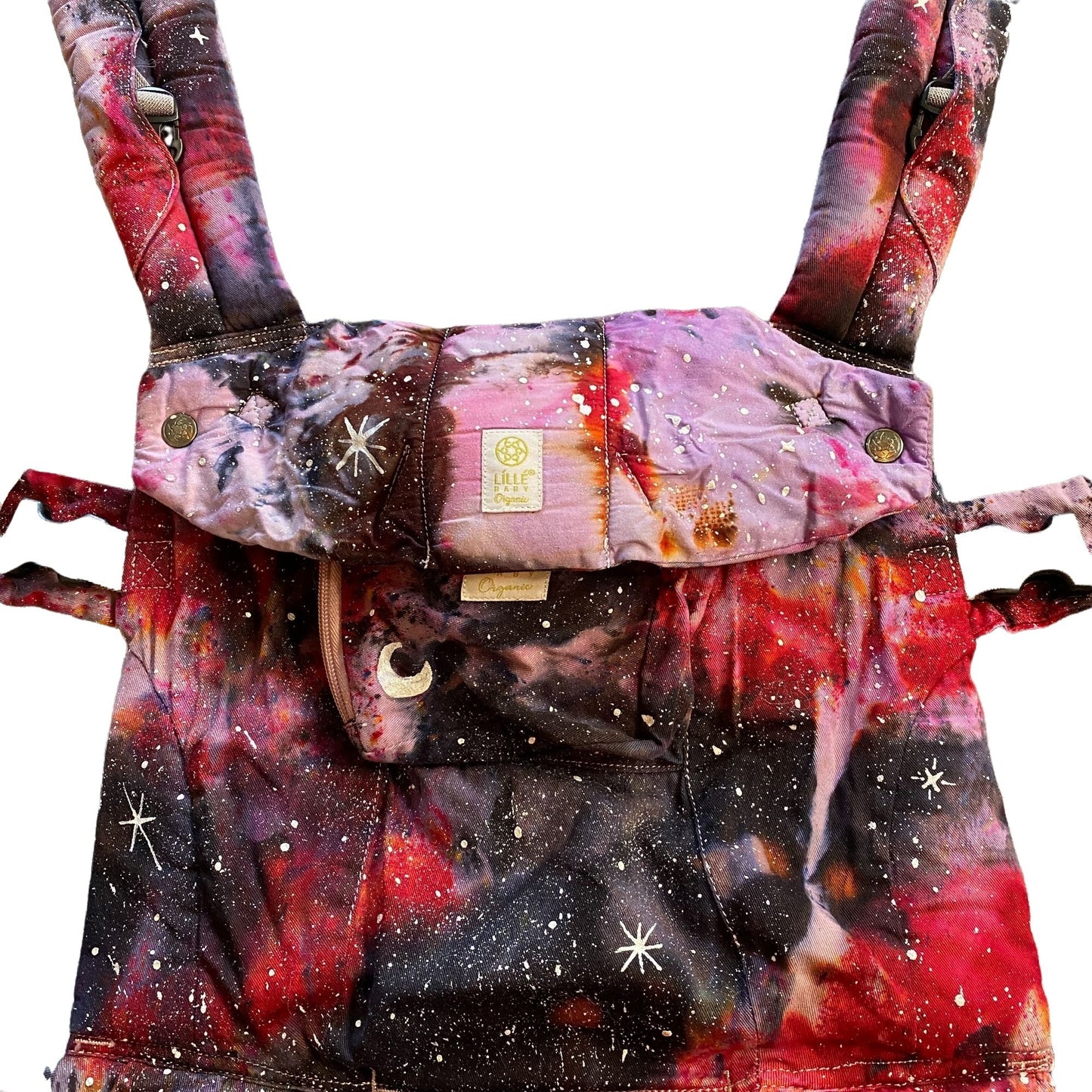 Galaxy Dyed Original Organic Lillebaby || Baby Carrier, Upcycled ♻️