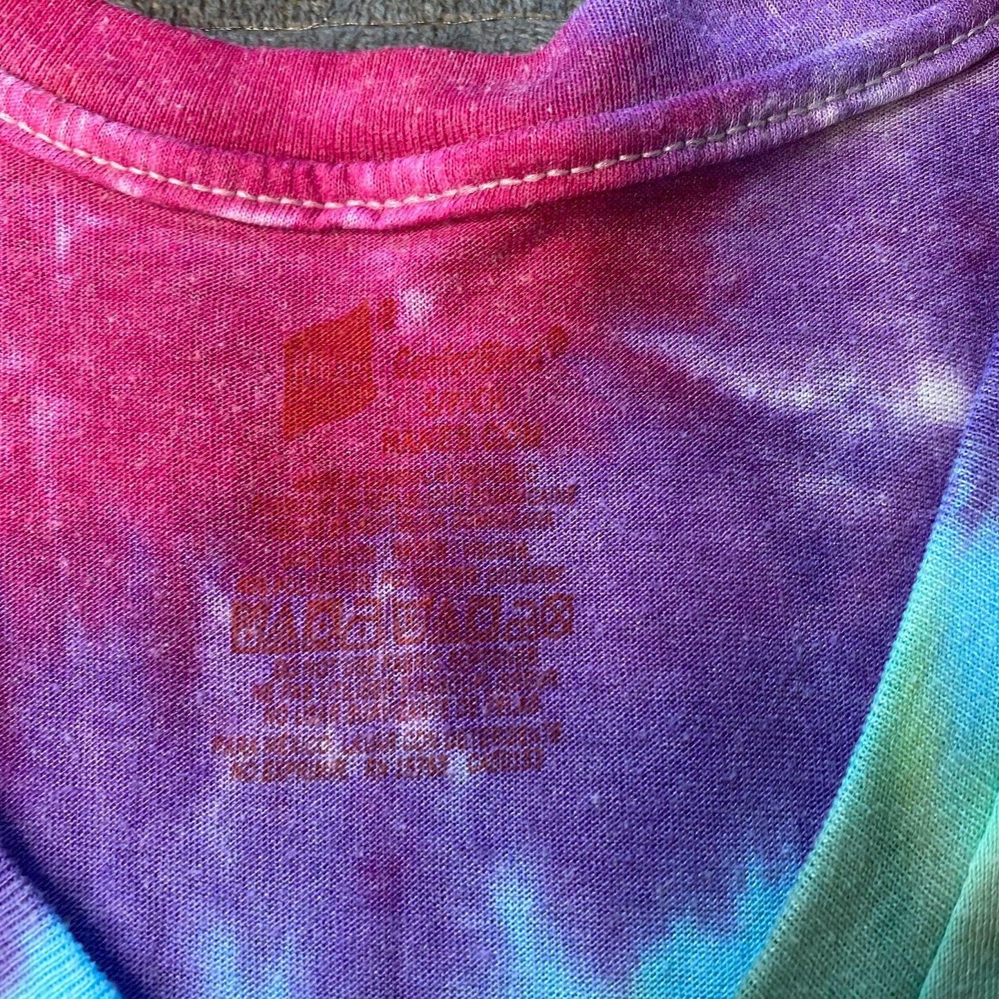 Rainbow Spiral Tie Dye Adult Tee || Small