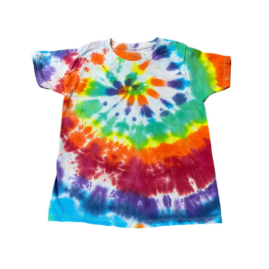 Rainbow Spiral Tie Dye Toddler Tee Shirt || 4T / 5T