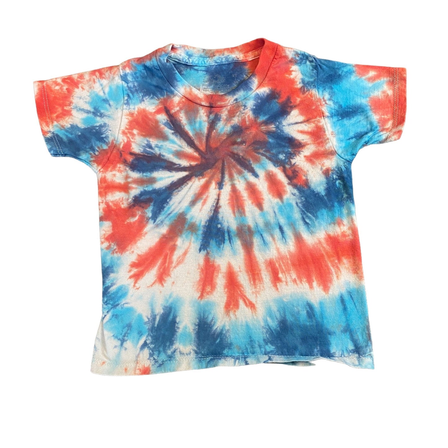 Spiral Tie Dye Toddler Tee Shirt || 2T / 3T