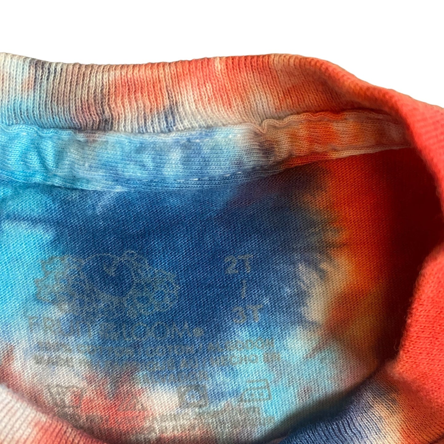 Spiral Tie Dye Toddler Tee Shirt || 2T / 3T