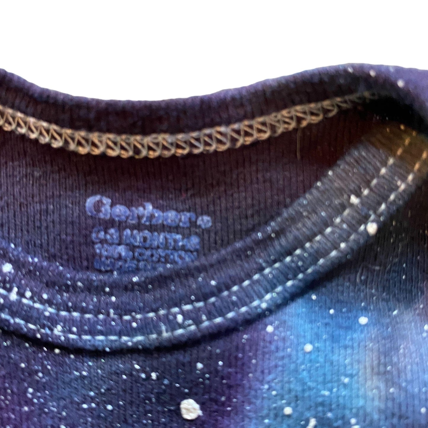 Galaxy Dyed Onesie || 0-3 Months, Upcycled ♻️