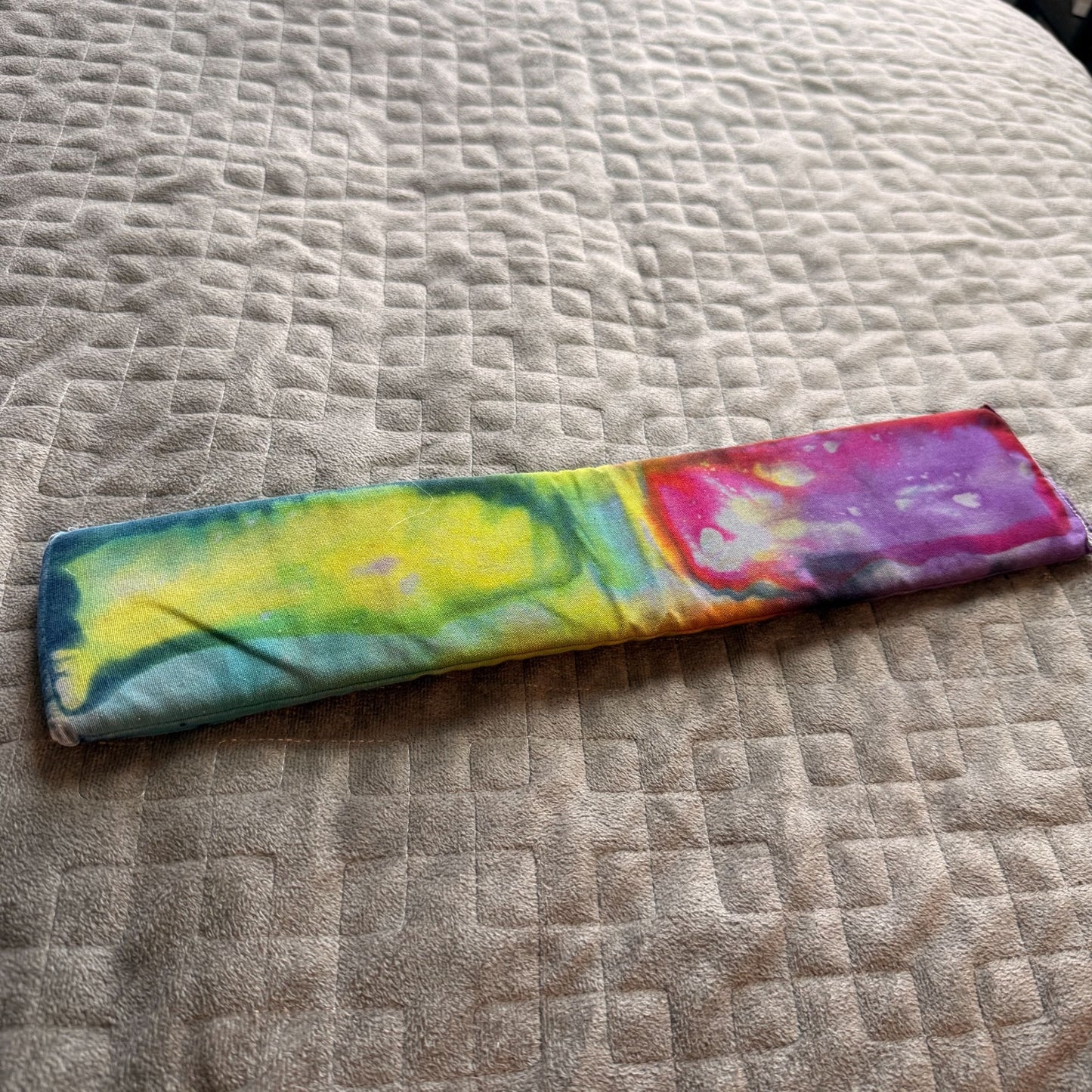 Rainbow Galaxy Dyed Lillebaby Tummy Pad || Large
