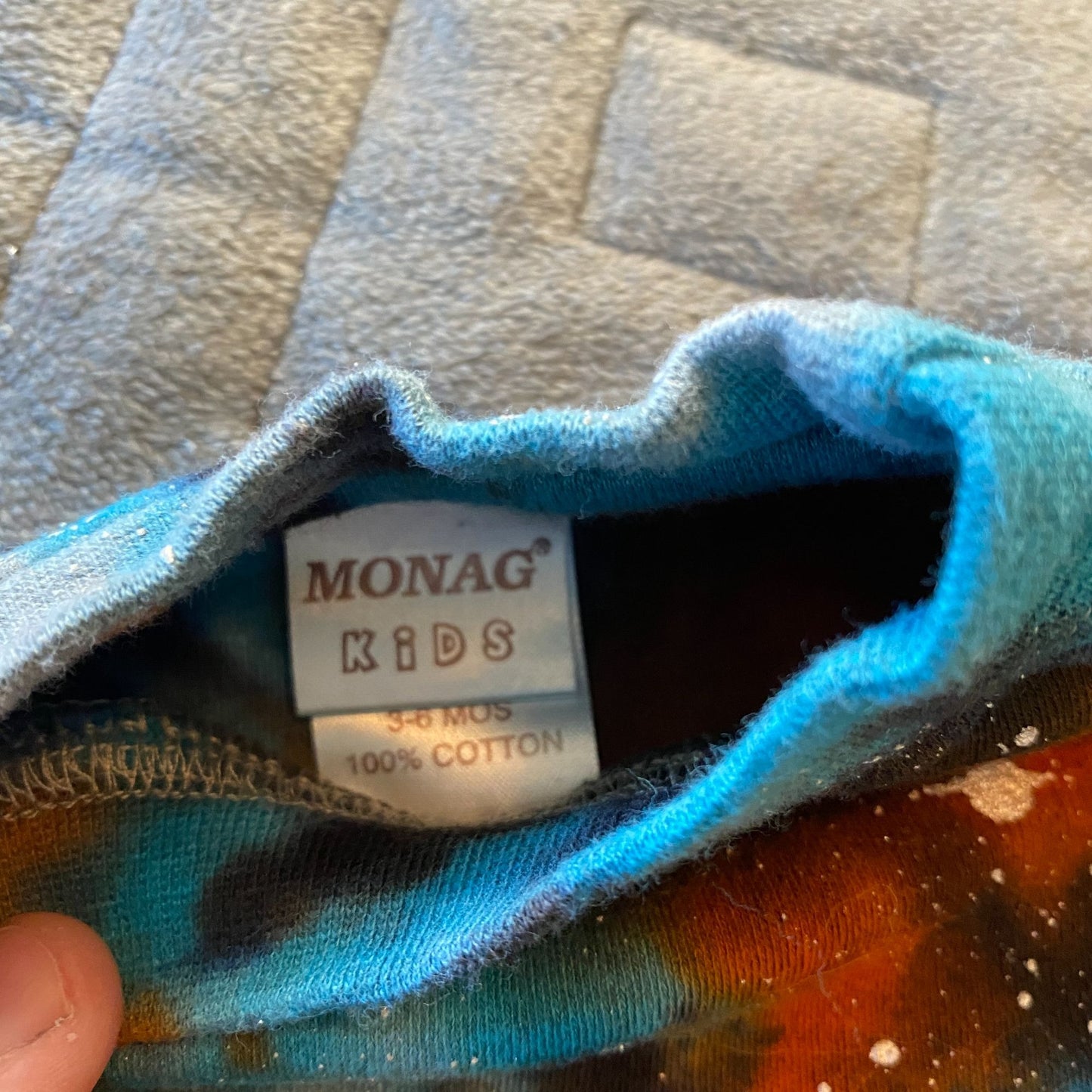 Galaxy Dyed Tee Shirt || 3-6 Months