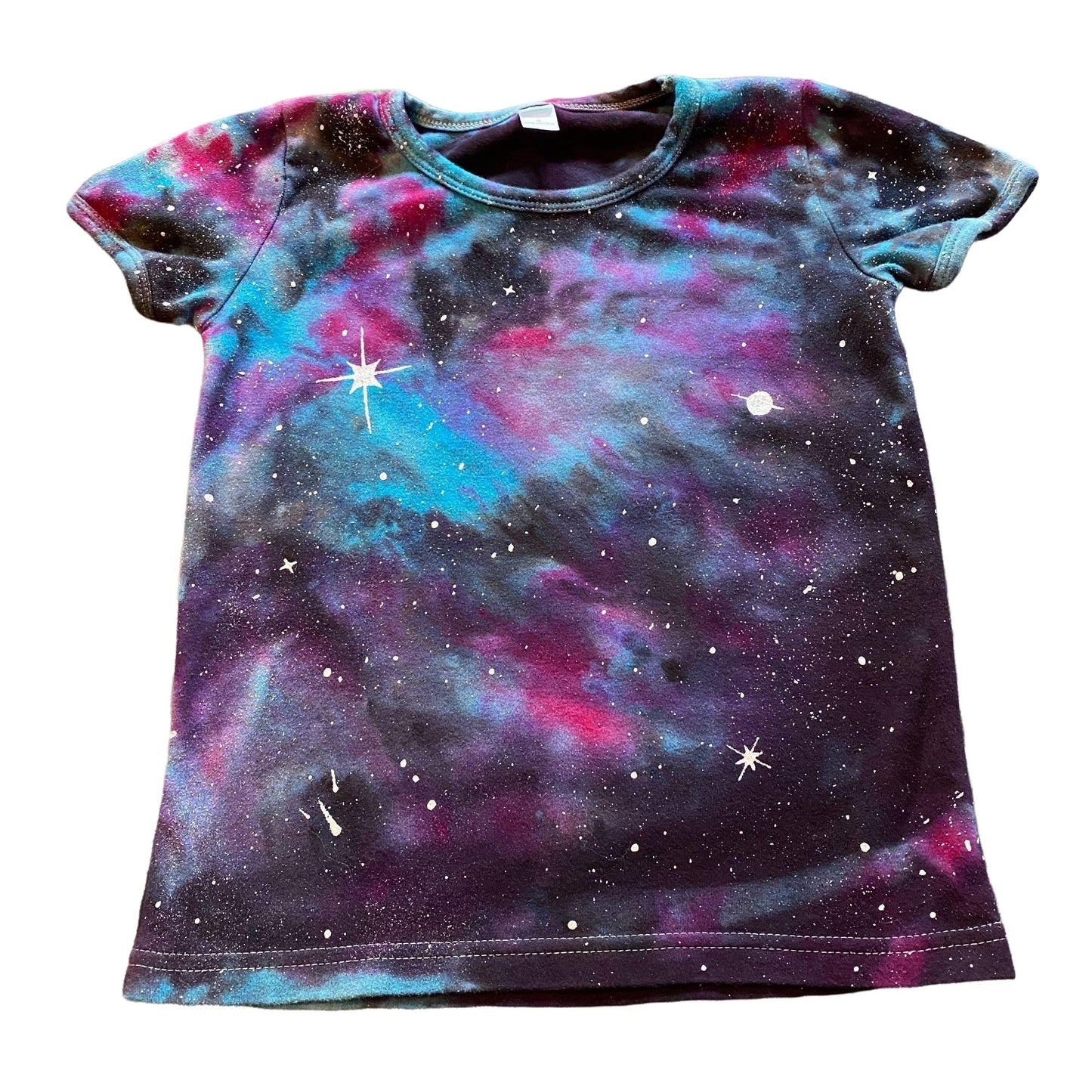 Galaxy Dyed Kids Tee || Youth 10, Girls Fit