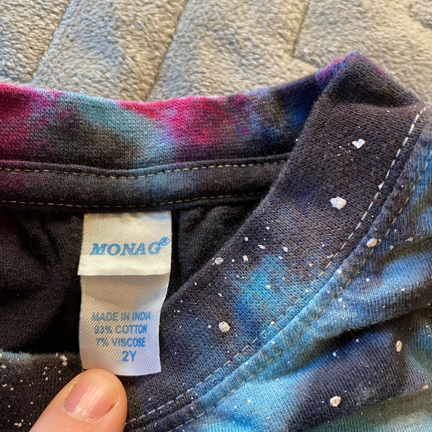 Galaxy Dyed Tee Shirt || 2Y