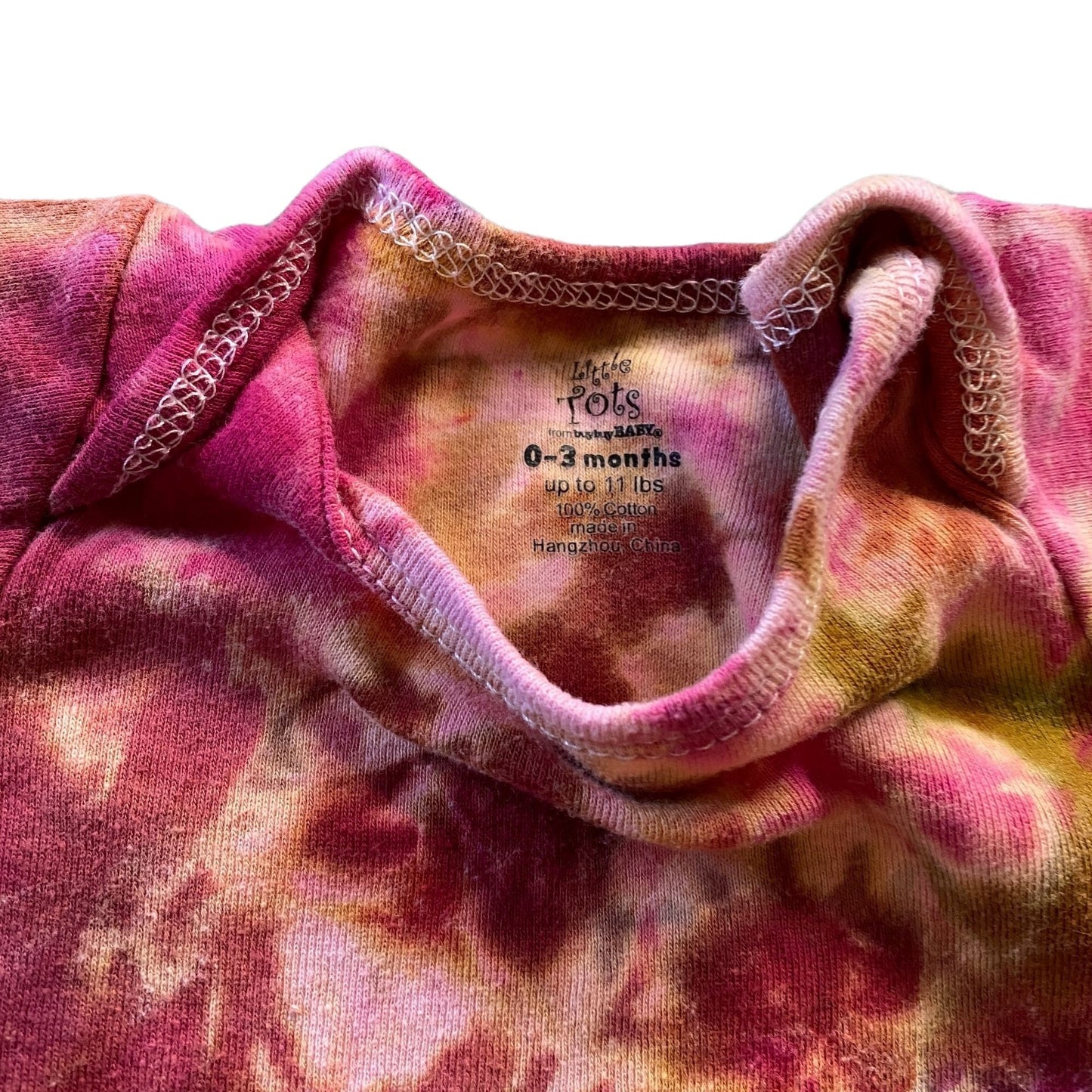 Tie Dyed Bodysuit || 0-3 Months, Upcycled ♻️