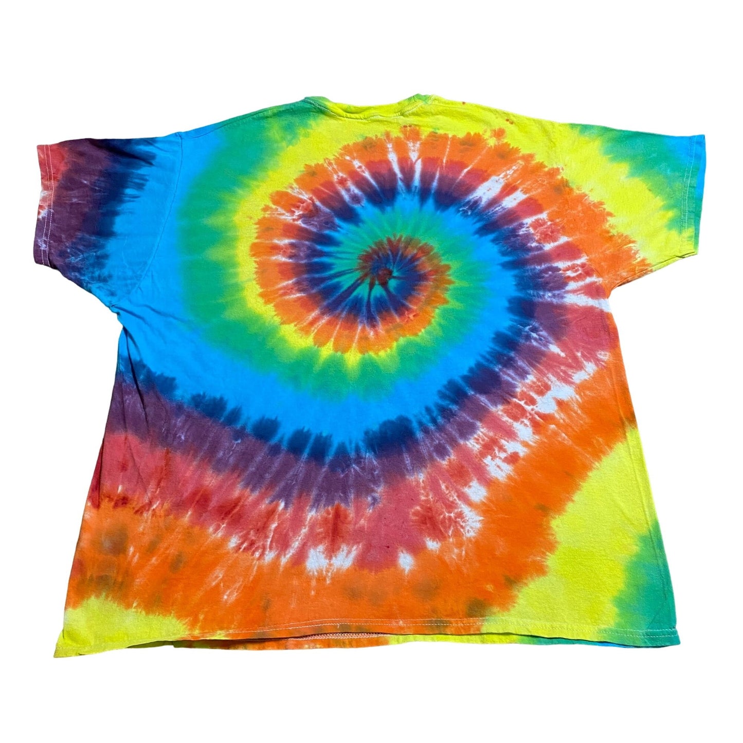 Rainbow Spiral Tie Dye Adult Tee || 2XL
