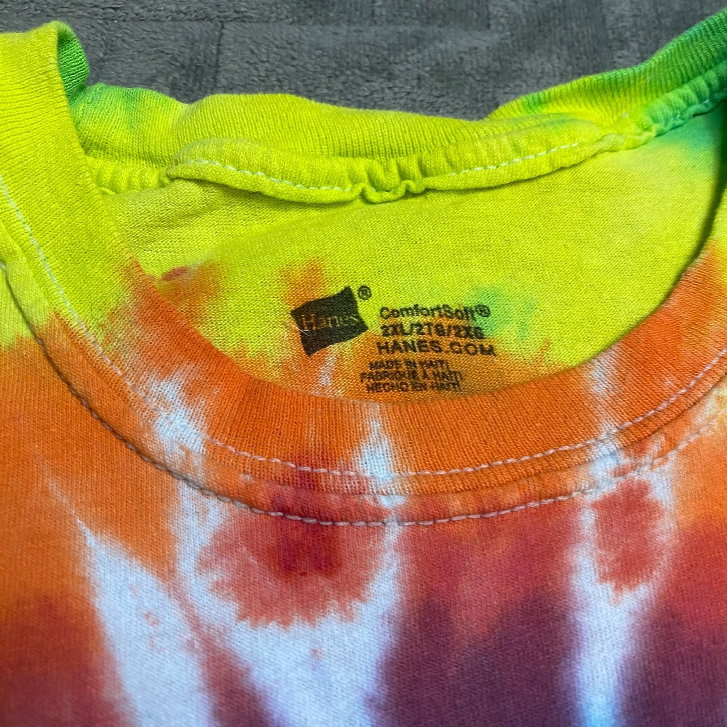 Rainbow Spiral Tie Dye Adult Tee || 2XL