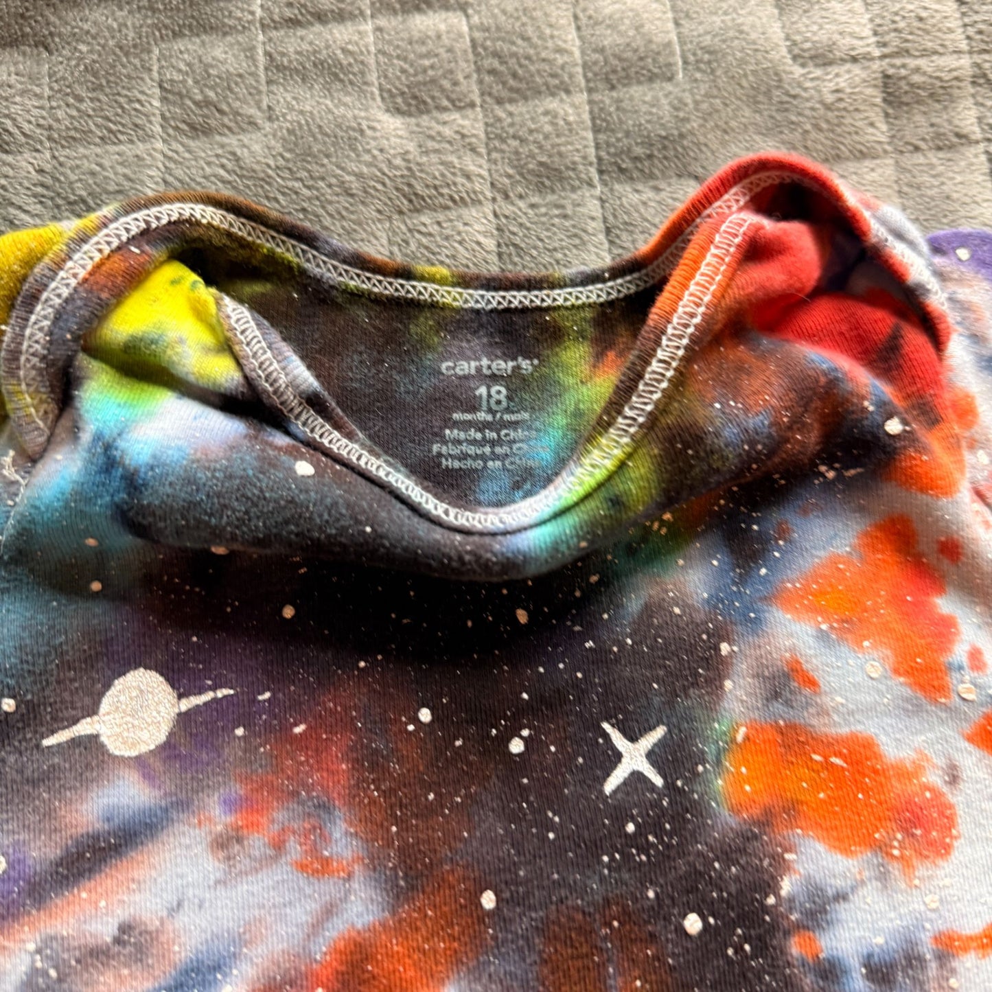 Galaxy Dyed Onesie || 18 Months, Upcycled ♻️
