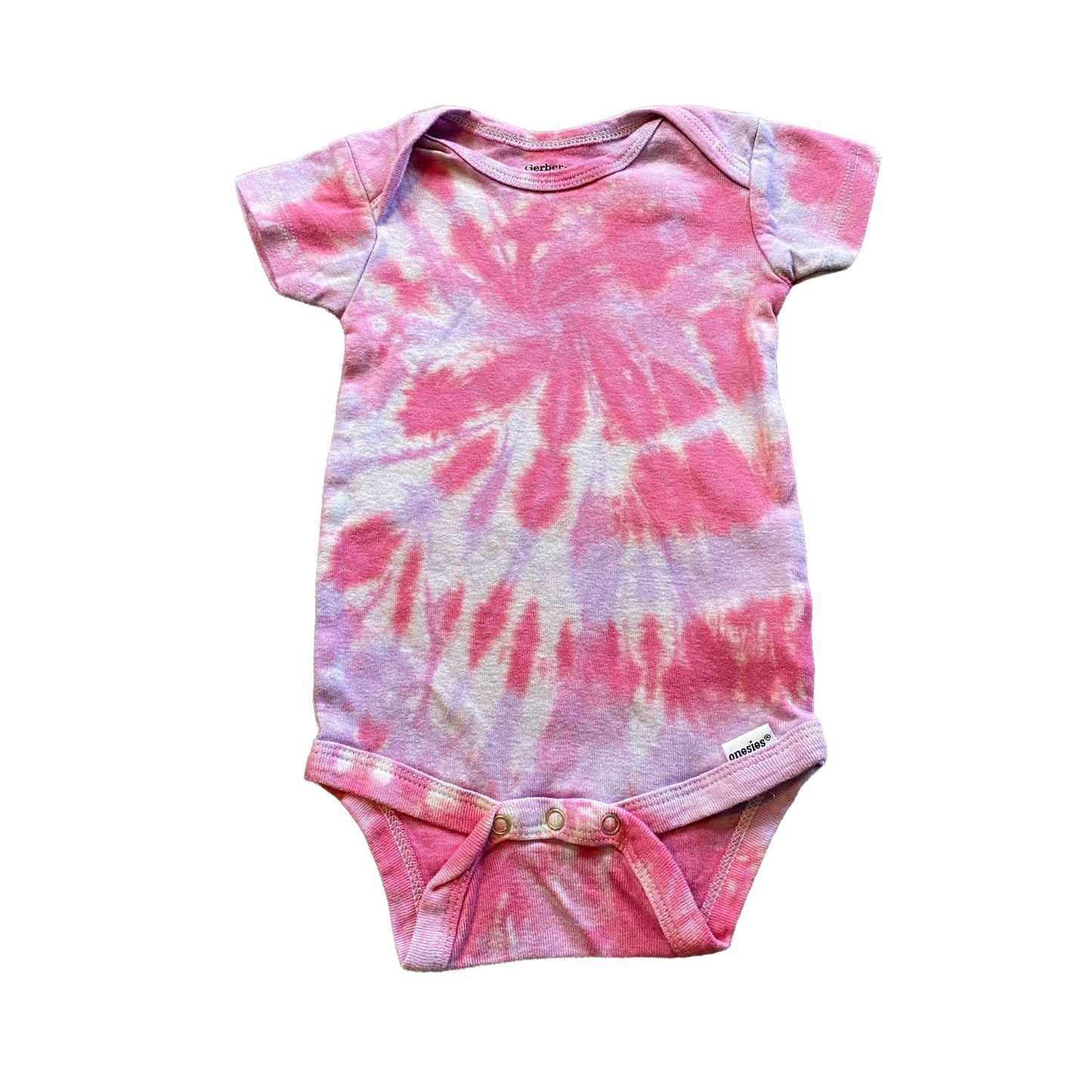 Spiral Tie Dye Baby Bodysuit || 3-6 Months