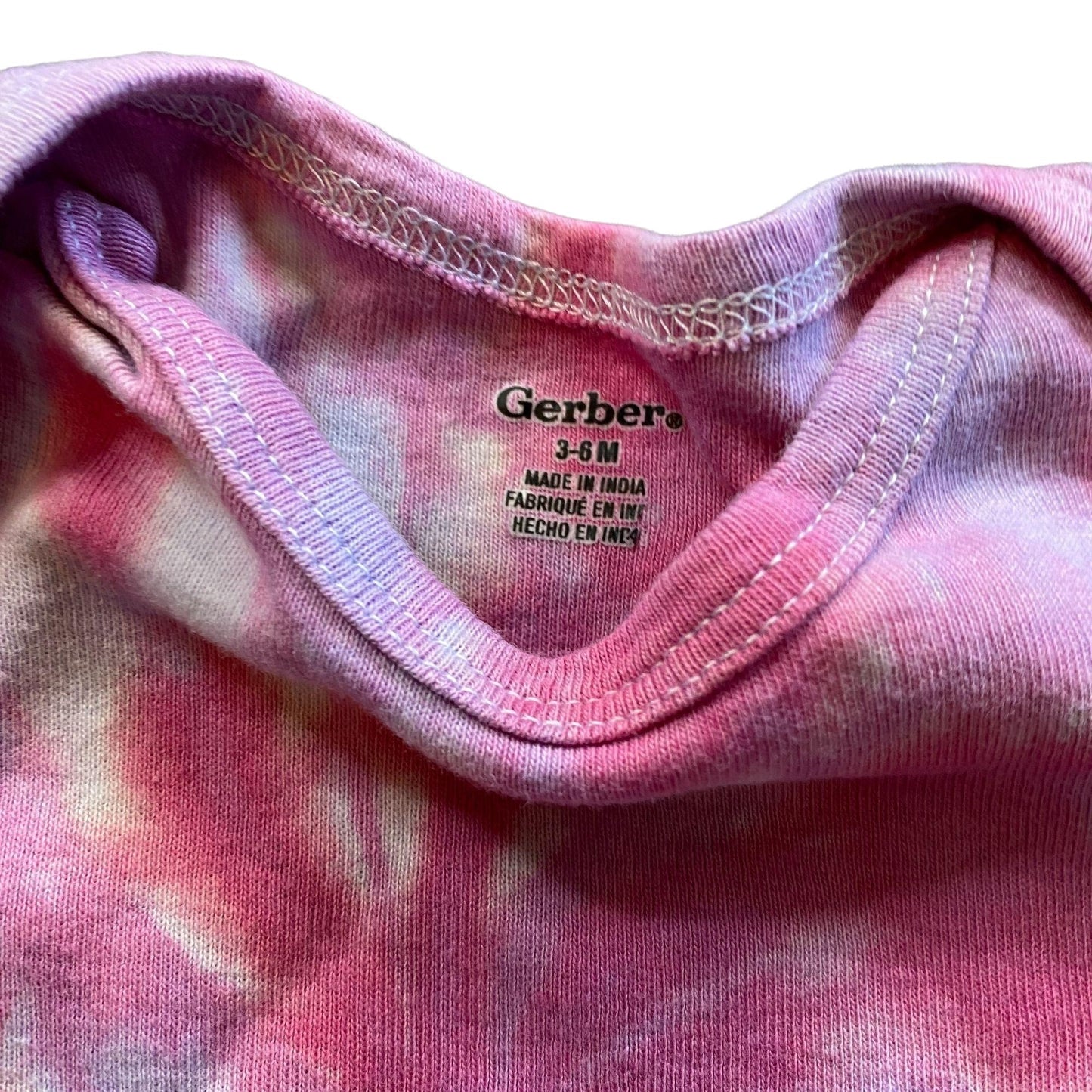 Spiral Tie Dye Baby Bodysuit || 3-6 Months