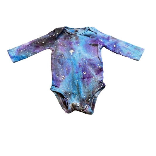 Galaxy Dyed Onesie || 3 Months