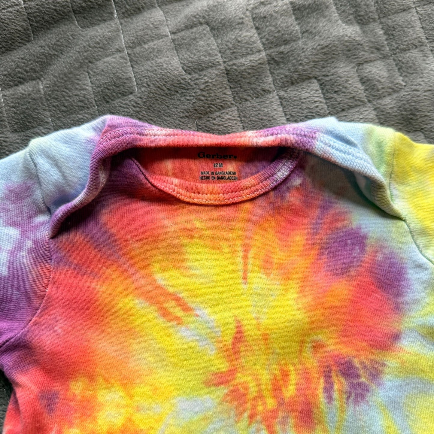 Tie Dyed Onesie || 12 Months
