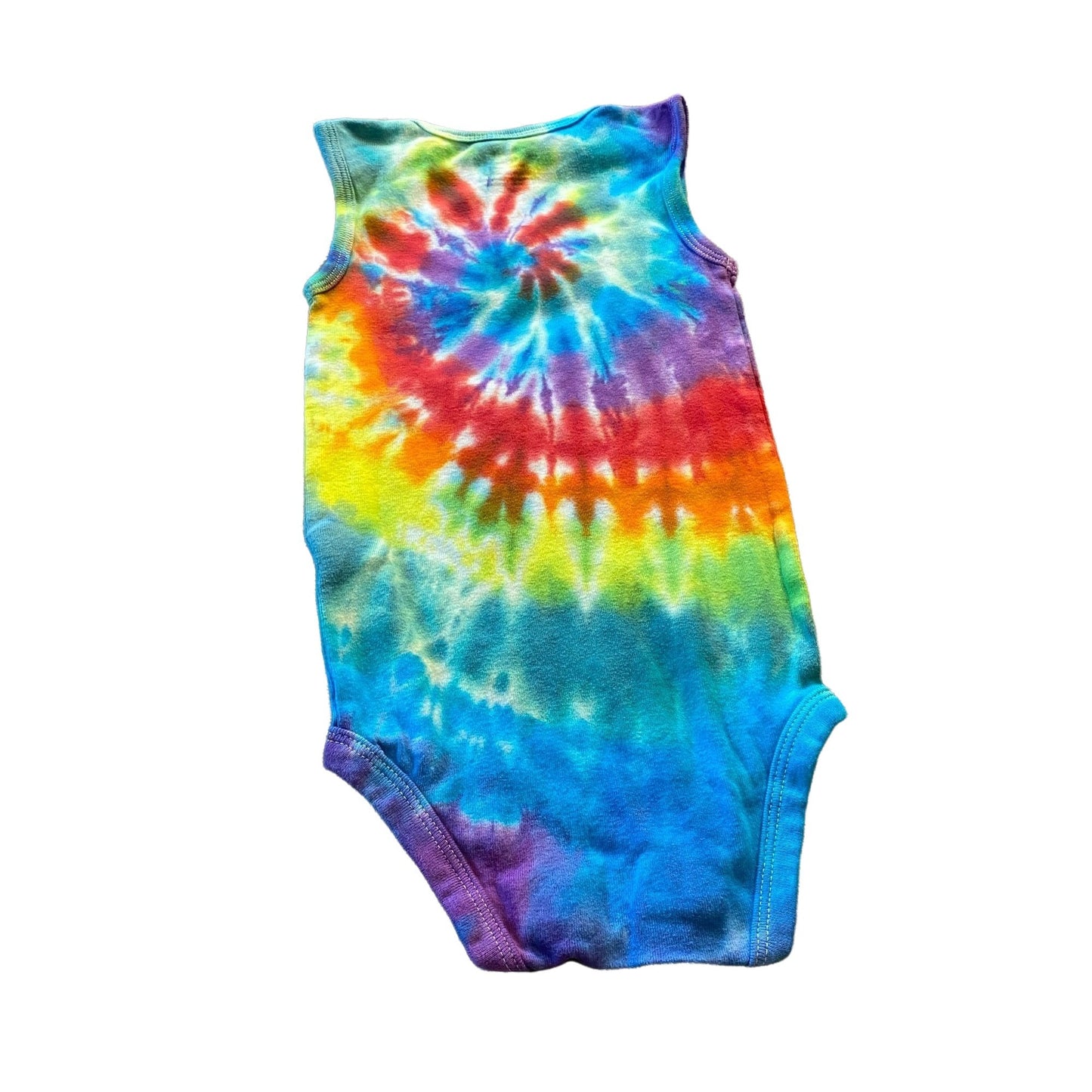 Rainbow Spiral Tie Dyed Bodysuit || 18 Months