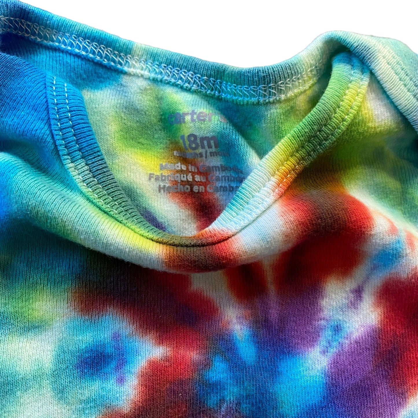 Rainbow Spiral Tie Dyed Bodysuit || 18 Months
