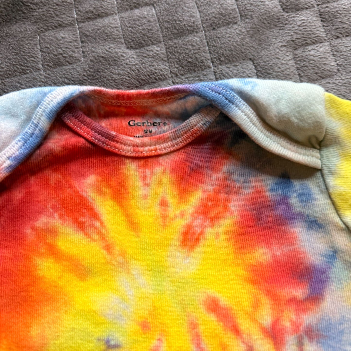 Tie Dyed Onesie || 12 Months