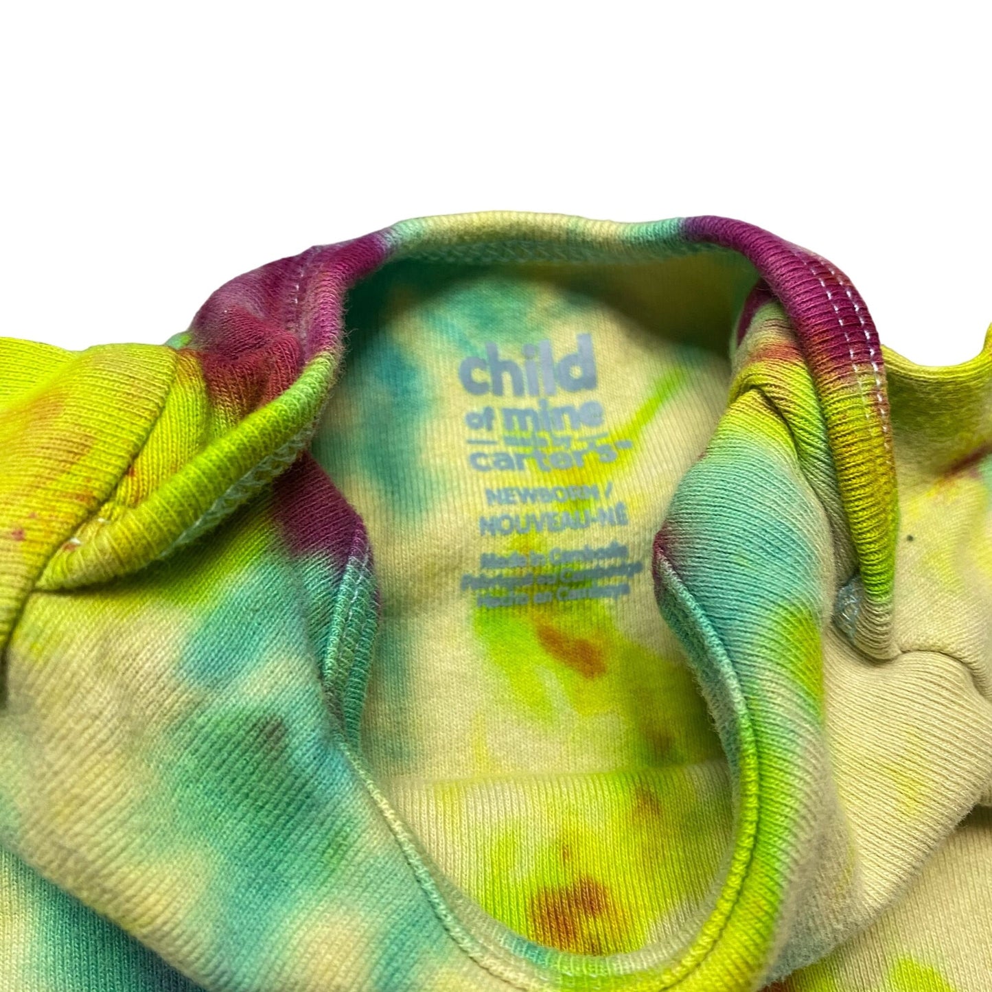 Tie Dye Baby Bodysuit || Newborn