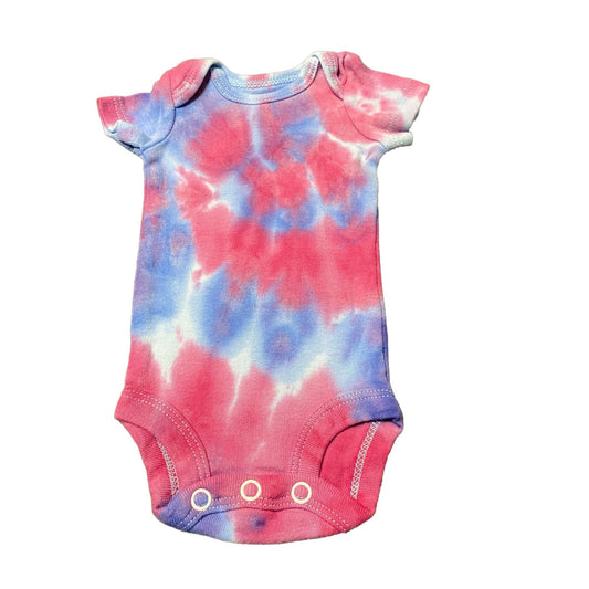 Bubblegum Spiral Tie Dye Onesie || Preemie