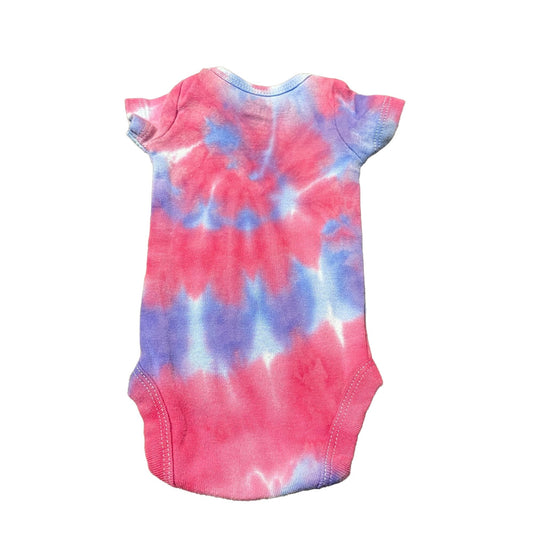 Bubblegum Spiral Tie Dye Onesie || Preemie