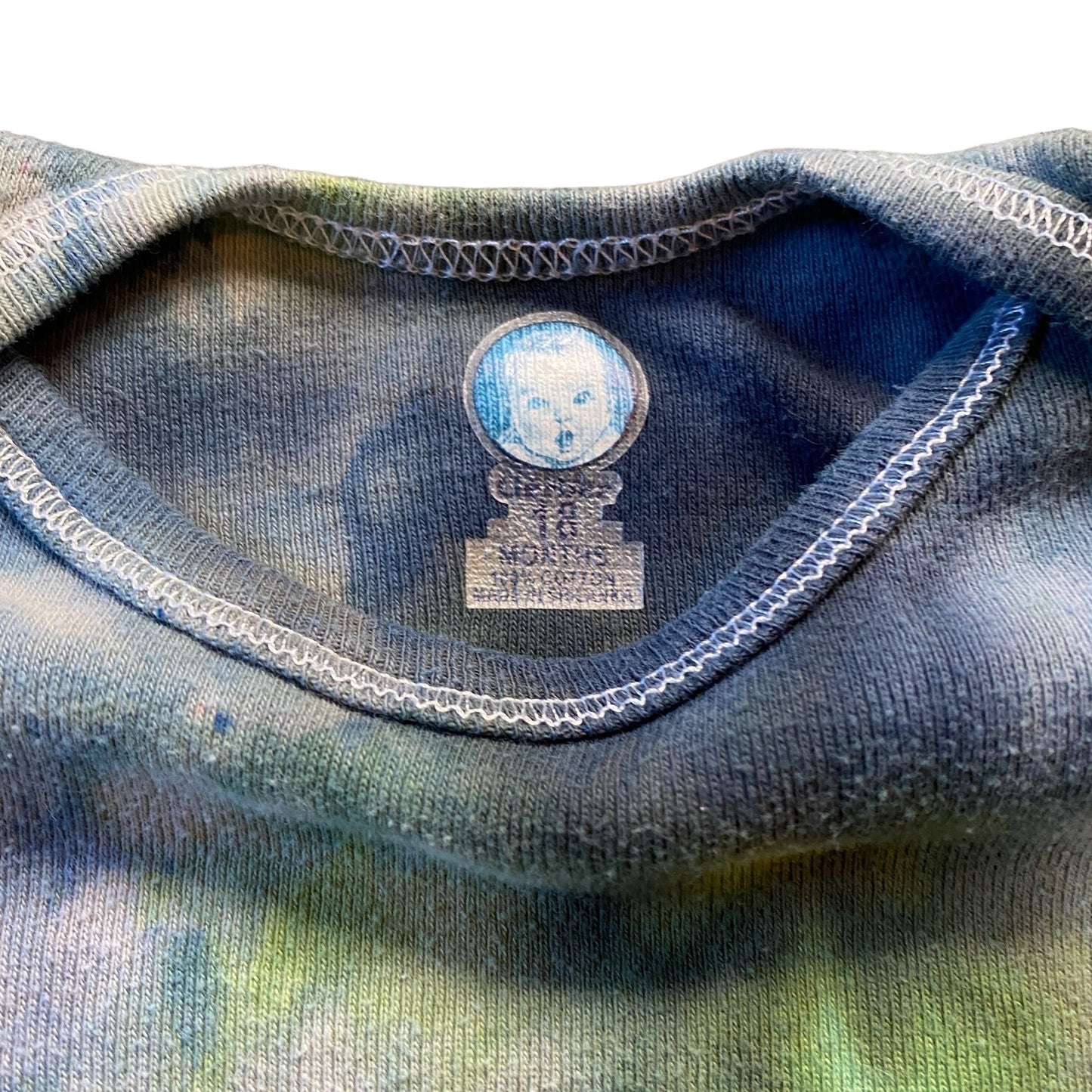 Tie Dyed Bodysuit || 18 Months, upcycled ♻️