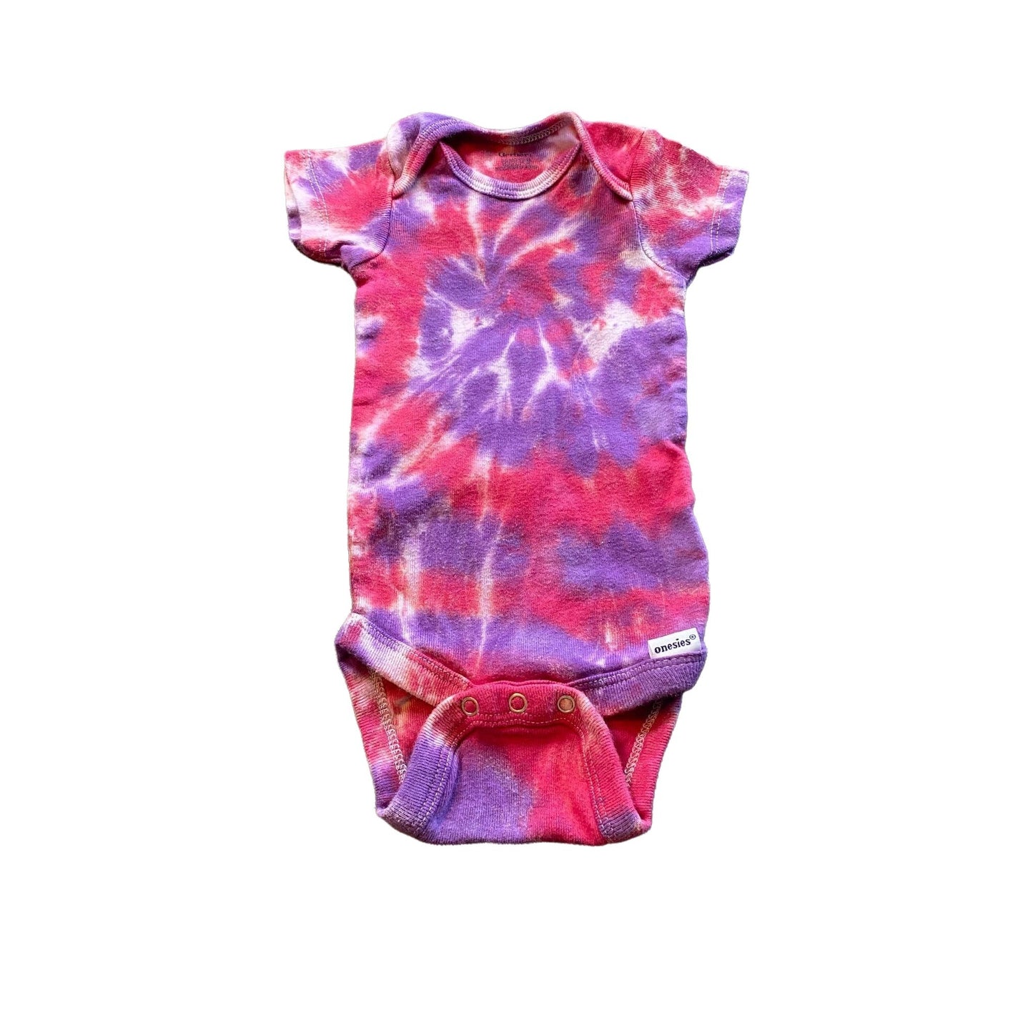 Spiral Tie Dye Baby Bodysuit || 3-6 Months