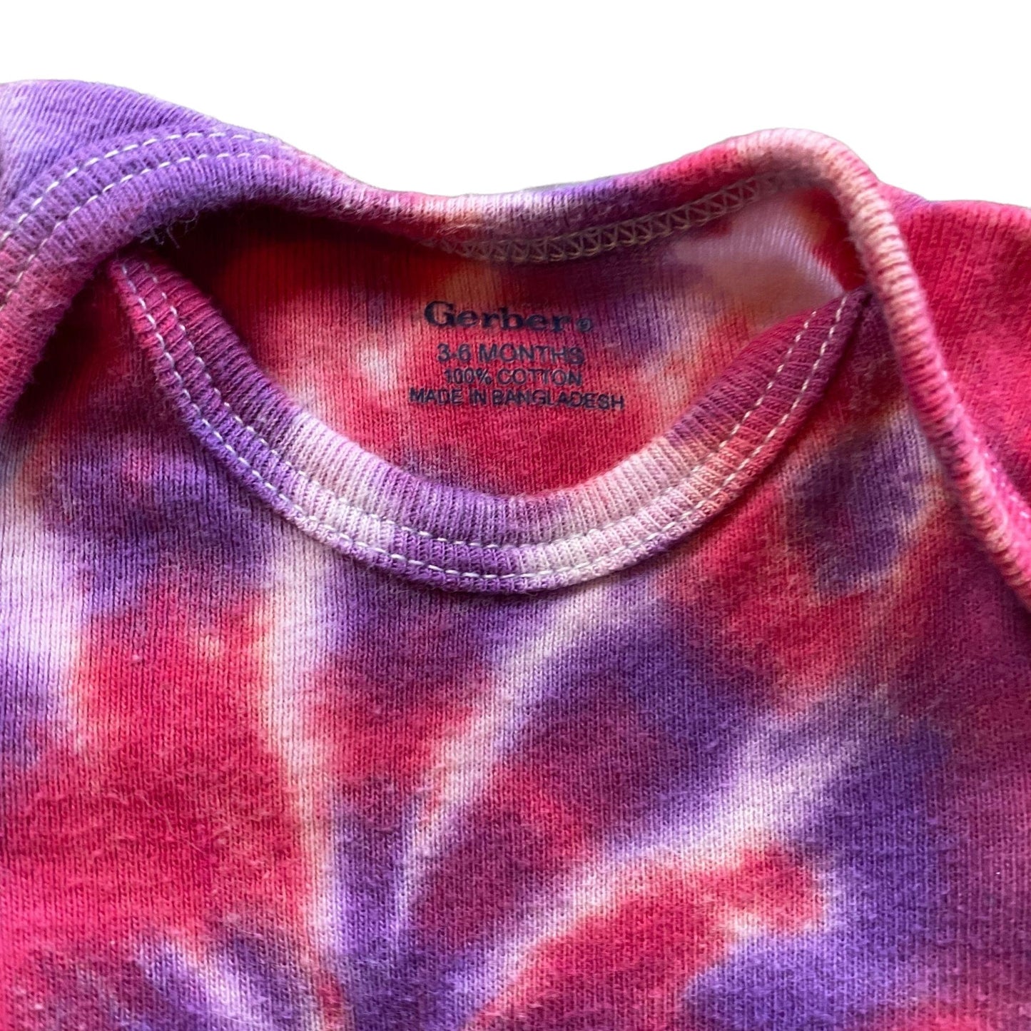 Spiral Tie Dye Baby Bodysuit || 3-6 Months