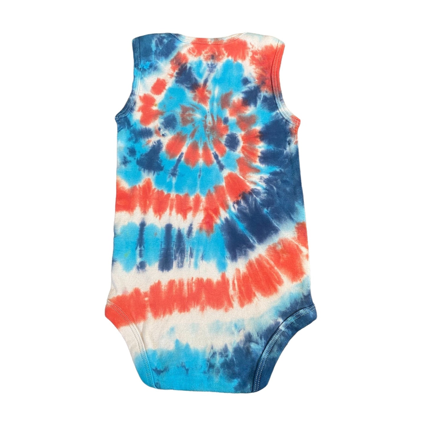 Spiral Tie Dye Baby Bodysuit || 12 Months