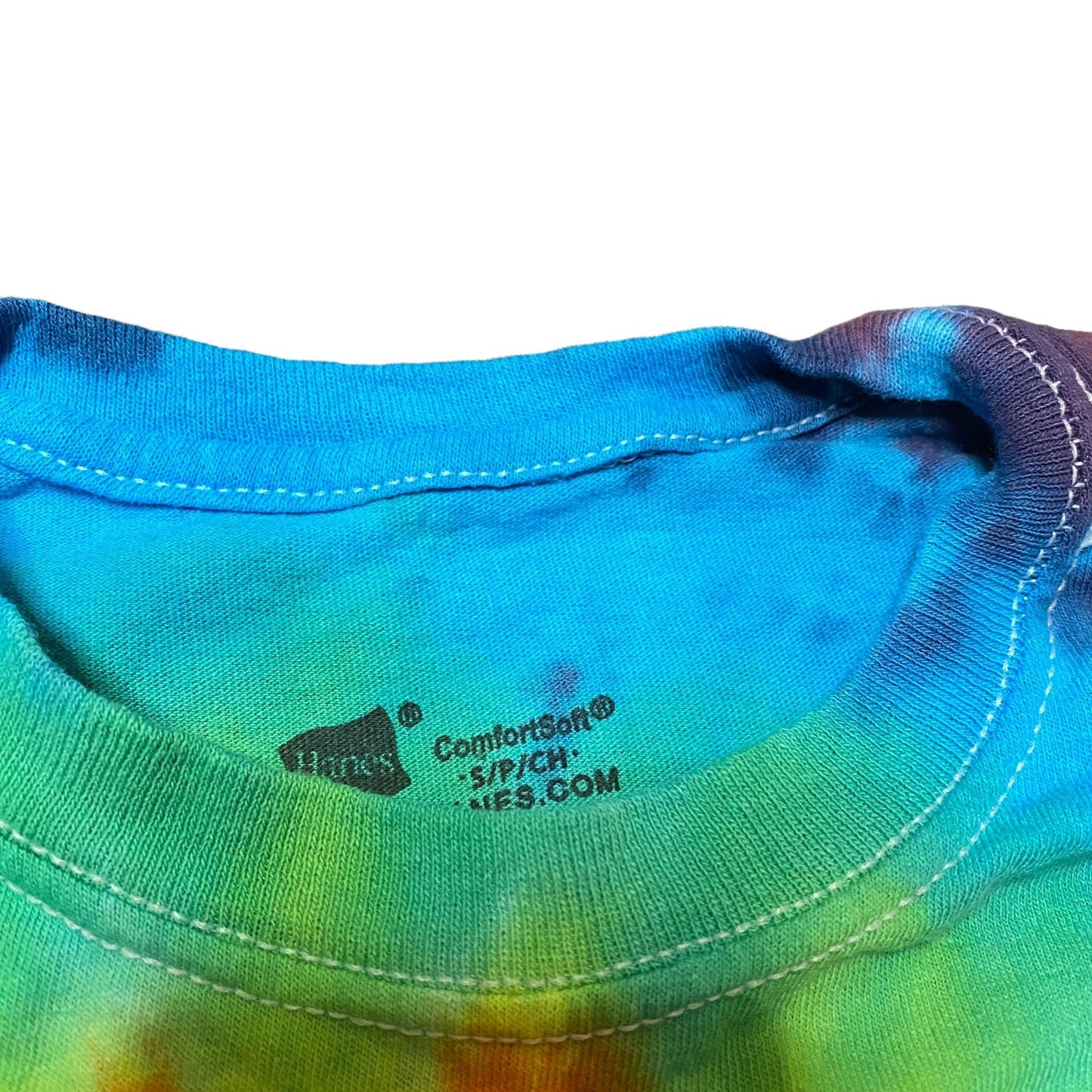 Rainbow Spiral Tie Dye Adult Tee || Small