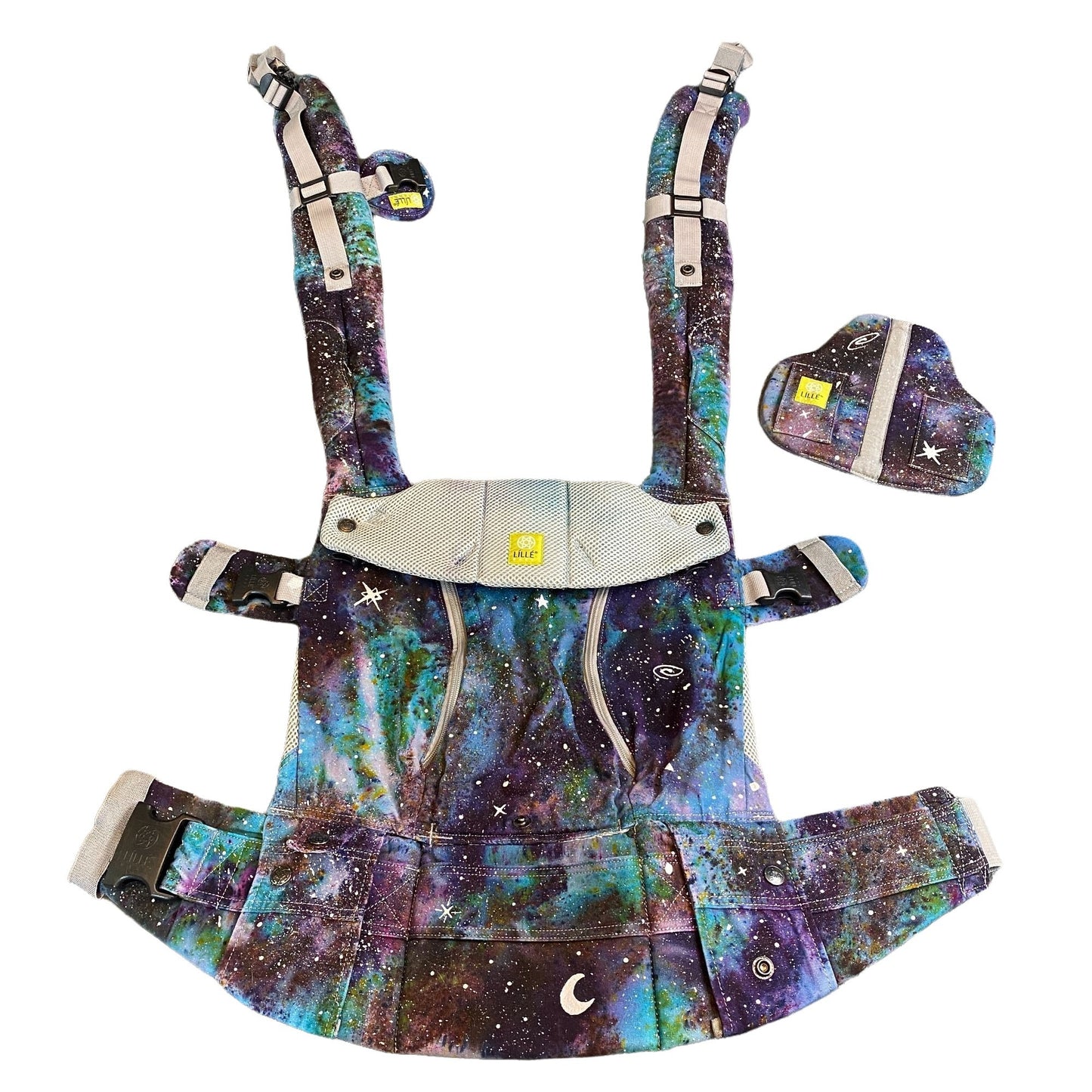 Galaxy Dyed Lillebaby || Baby Carrier, Upcycled ♻️