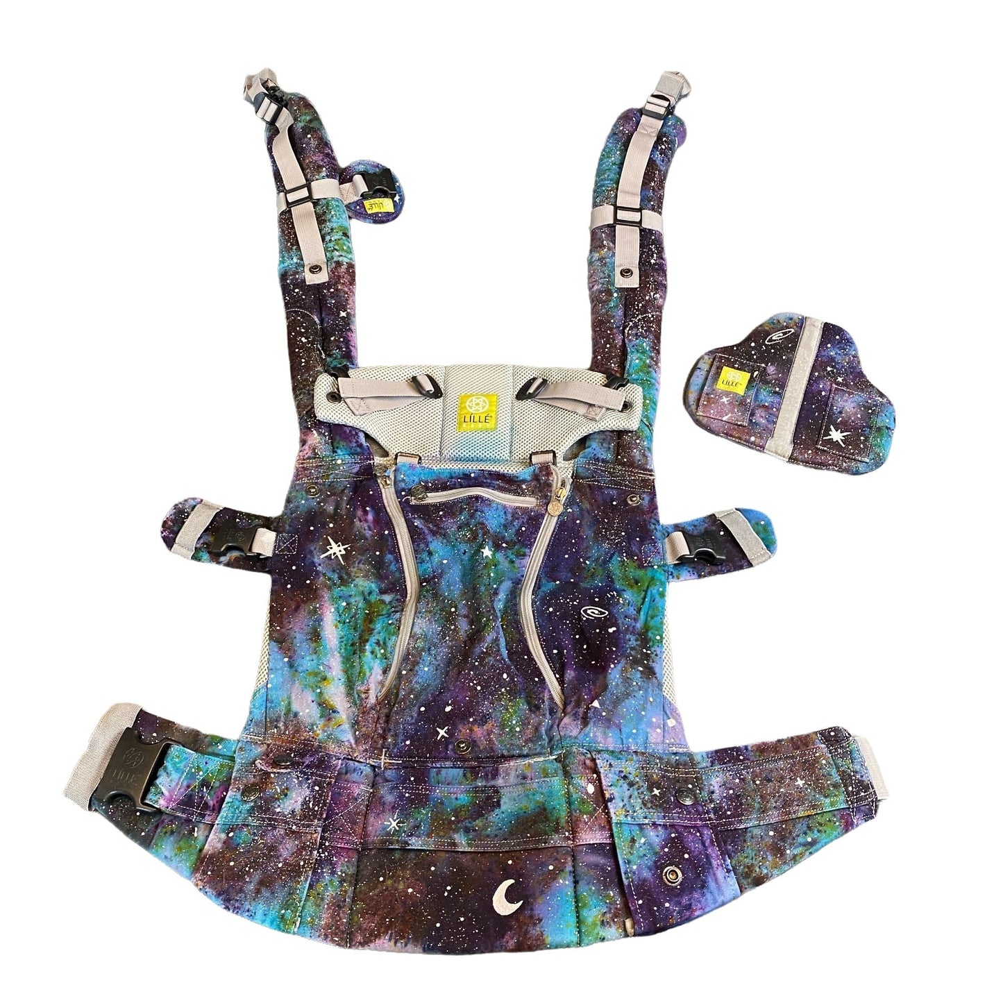 Galaxy Dyed Lillebaby || Baby Carrier, Upcycled ♻️