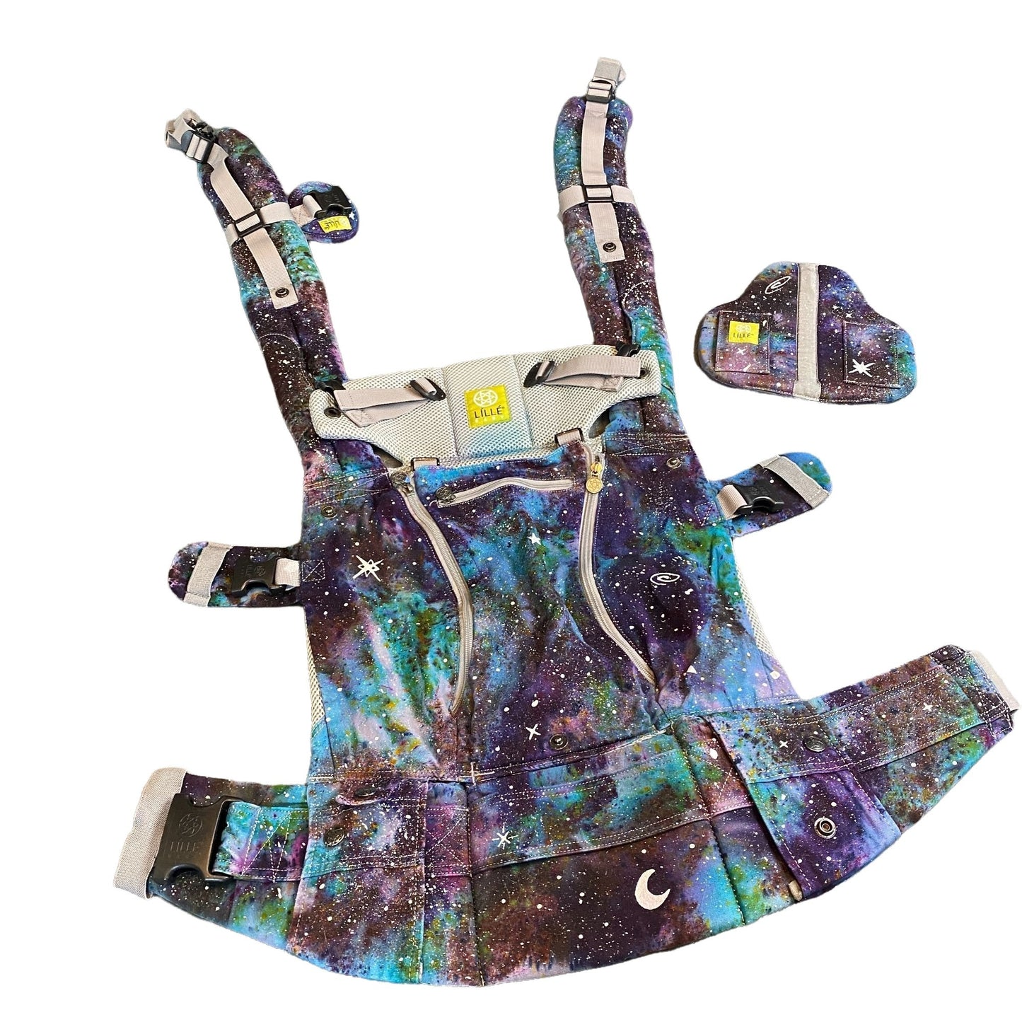 Galaxy Dyed Lillebaby || Baby Carrier, Upcycled ♻️