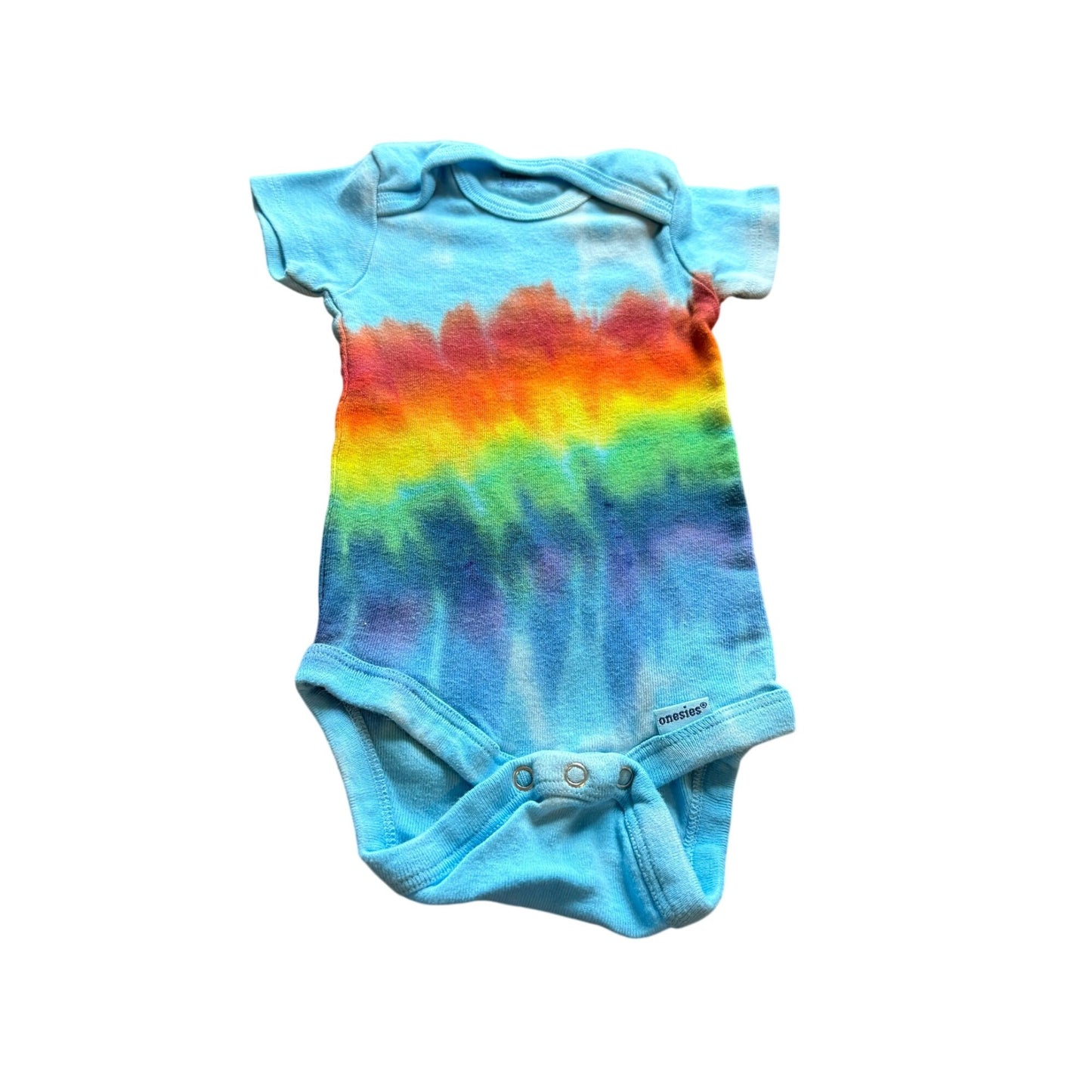 Tie Dyed Onesie || 3-6 Months, Upcycled ♻️