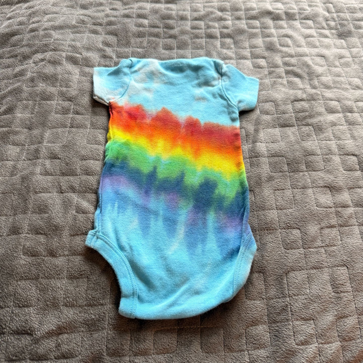 Tie Dyed Onesie || 3-6 Months, Upcycled ♻️