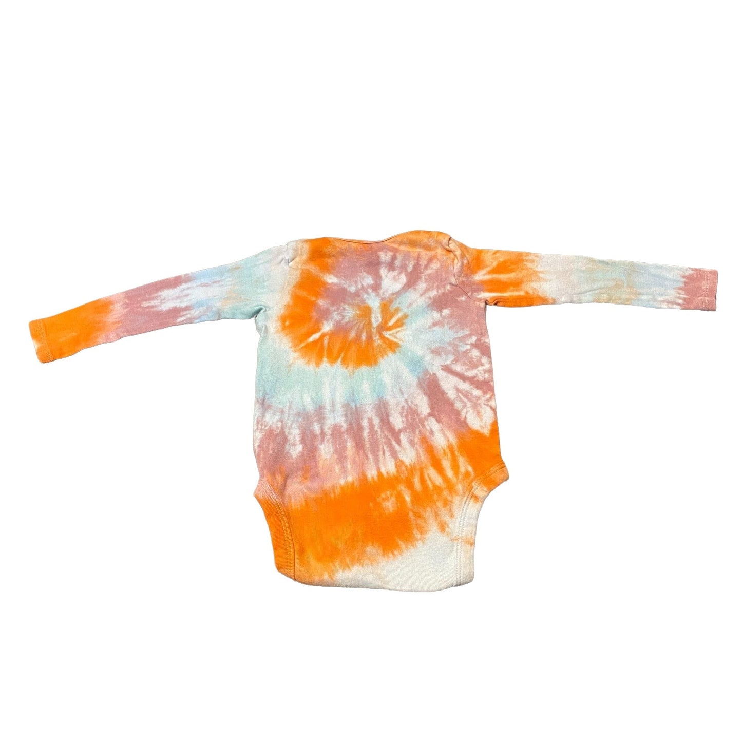 Pastel Spiral Tie Dye Baby Bodysuit || 24 Months