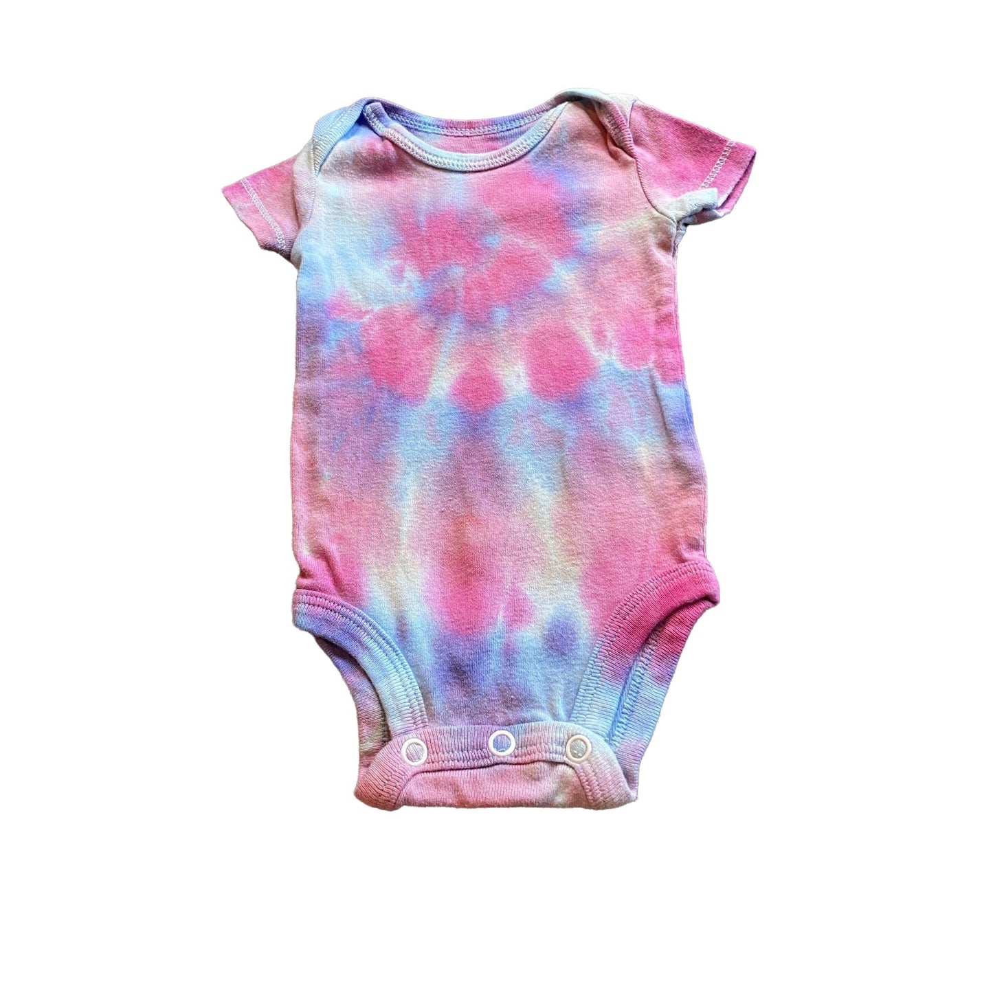 Bubblegum Tie Dye Baby Bodysuit || Newborn