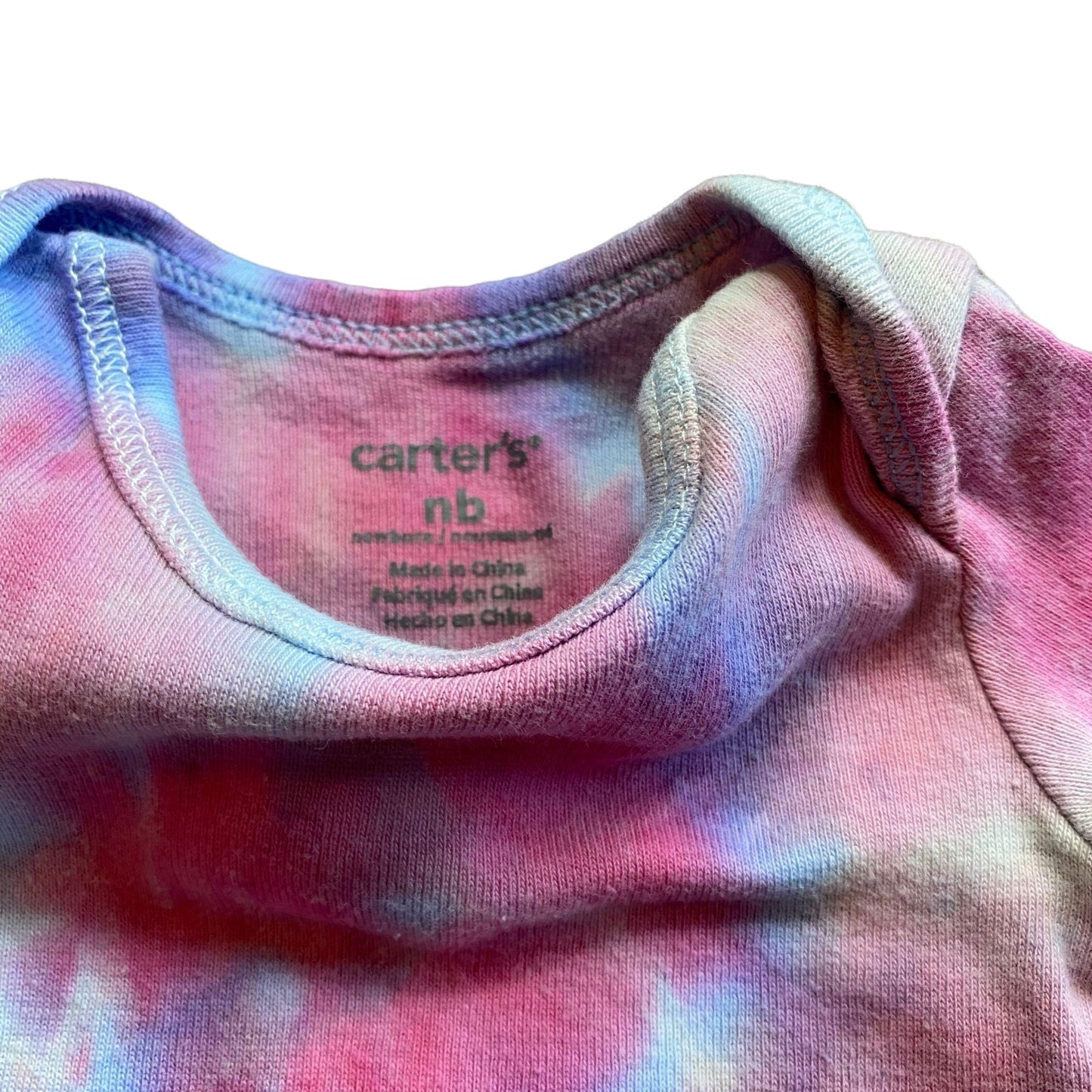 Bubblegum Tie Dye Baby Bodysuit || Newborn