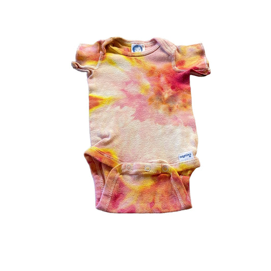Tie Dyed Bodysuit || Newborn, Upcycled ♻️