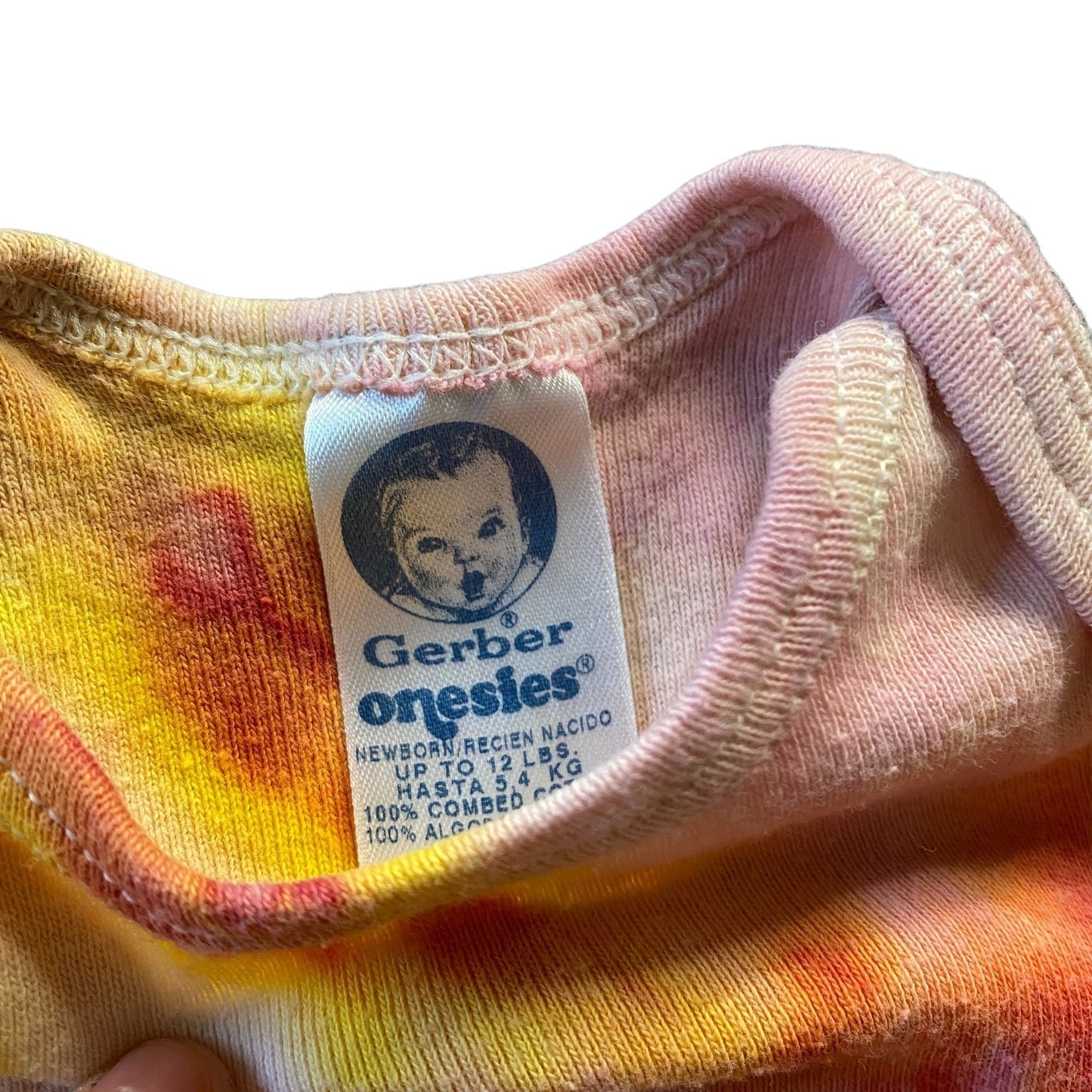 Tie Dyed Bodysuit || Newborn, Upcycled ♻️