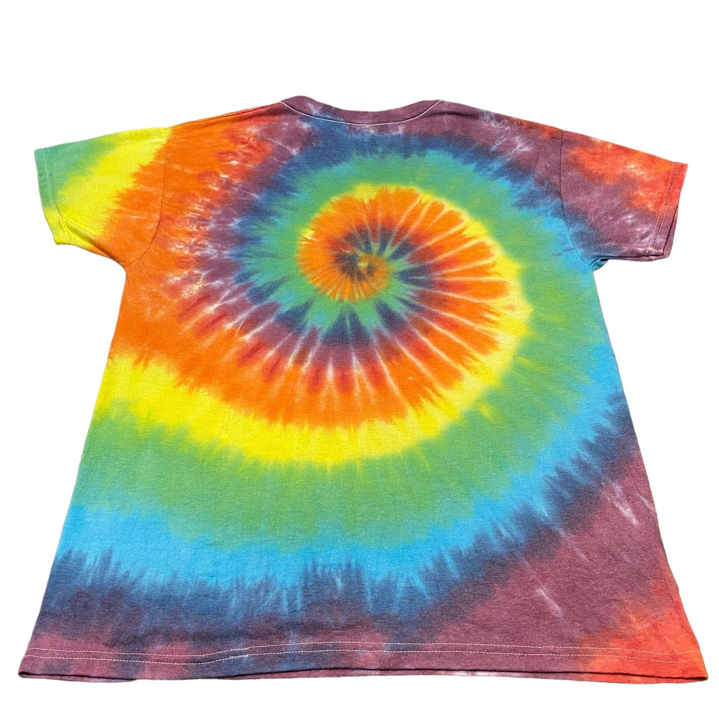 Rainbow Spiral Tie Dye Adult Tee || Medium