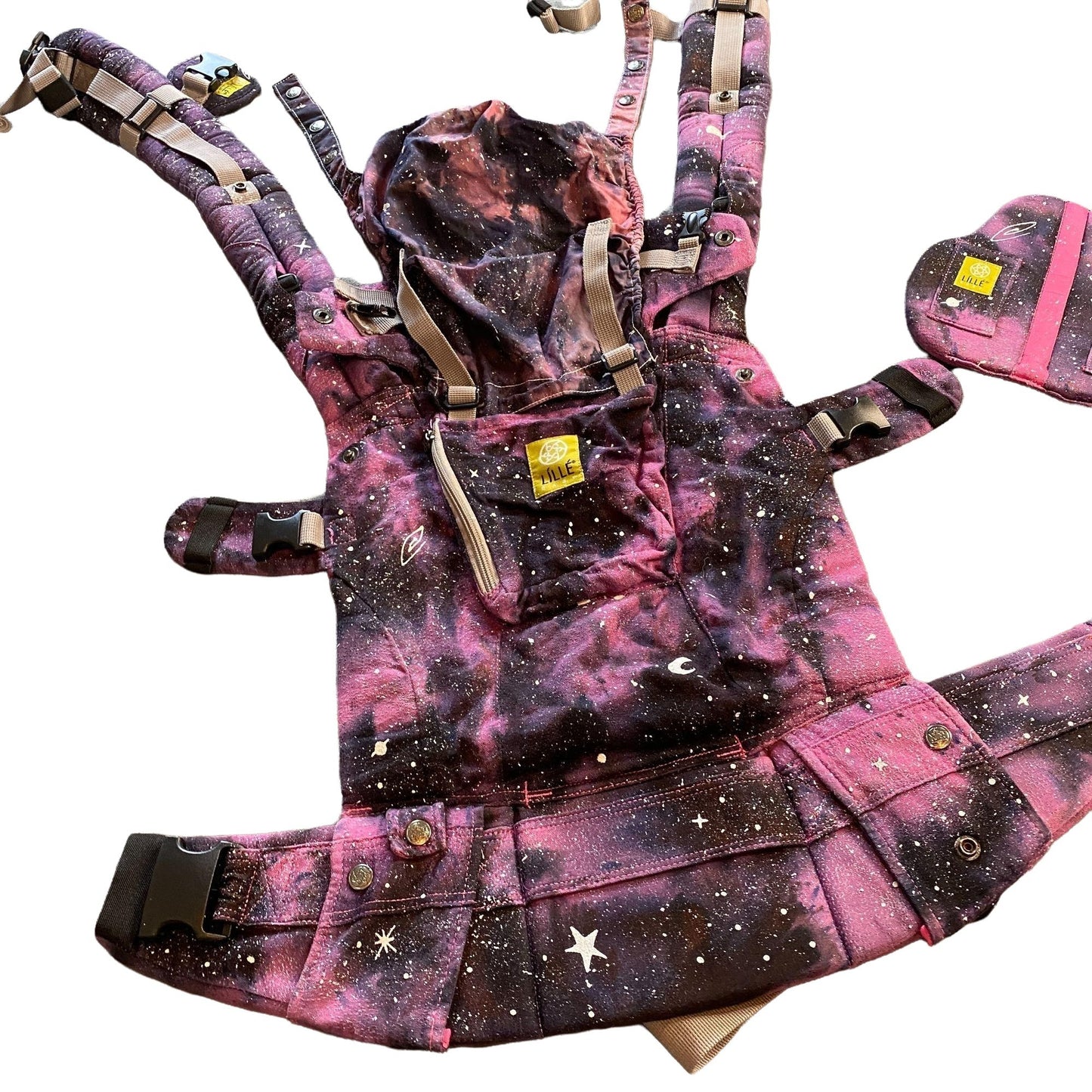 Galaxy Dyed Lillebaby Woven Complete || Baby Carrier, Upcycled ♻️