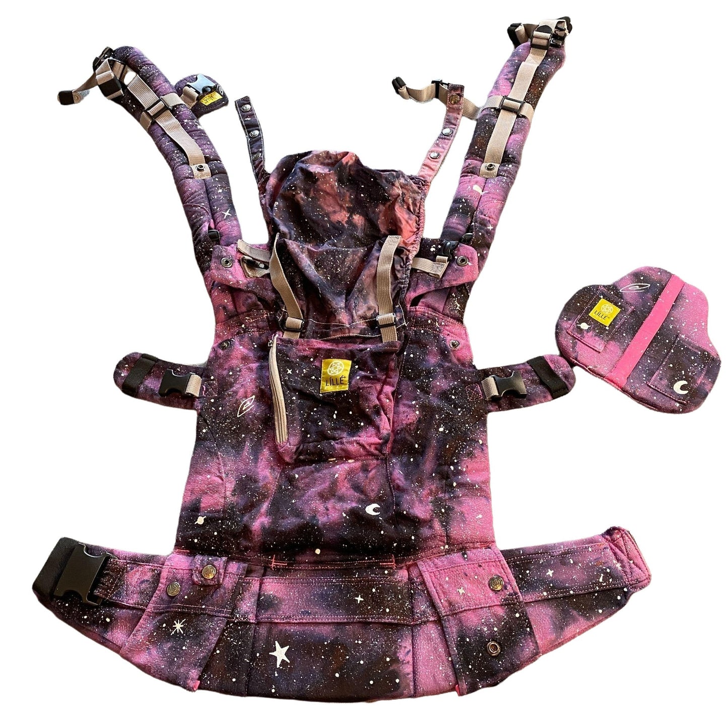 Galaxy Dyed Lillebaby Woven Complete || Baby Carrier, Upcycled ♻️