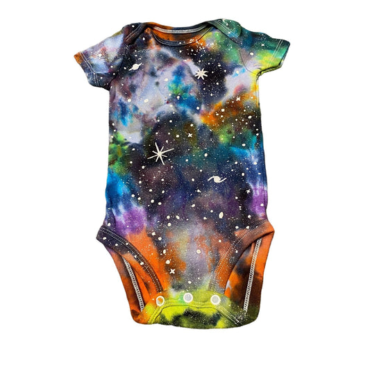 Galaxy Dyed Onesie || 3-6 Months