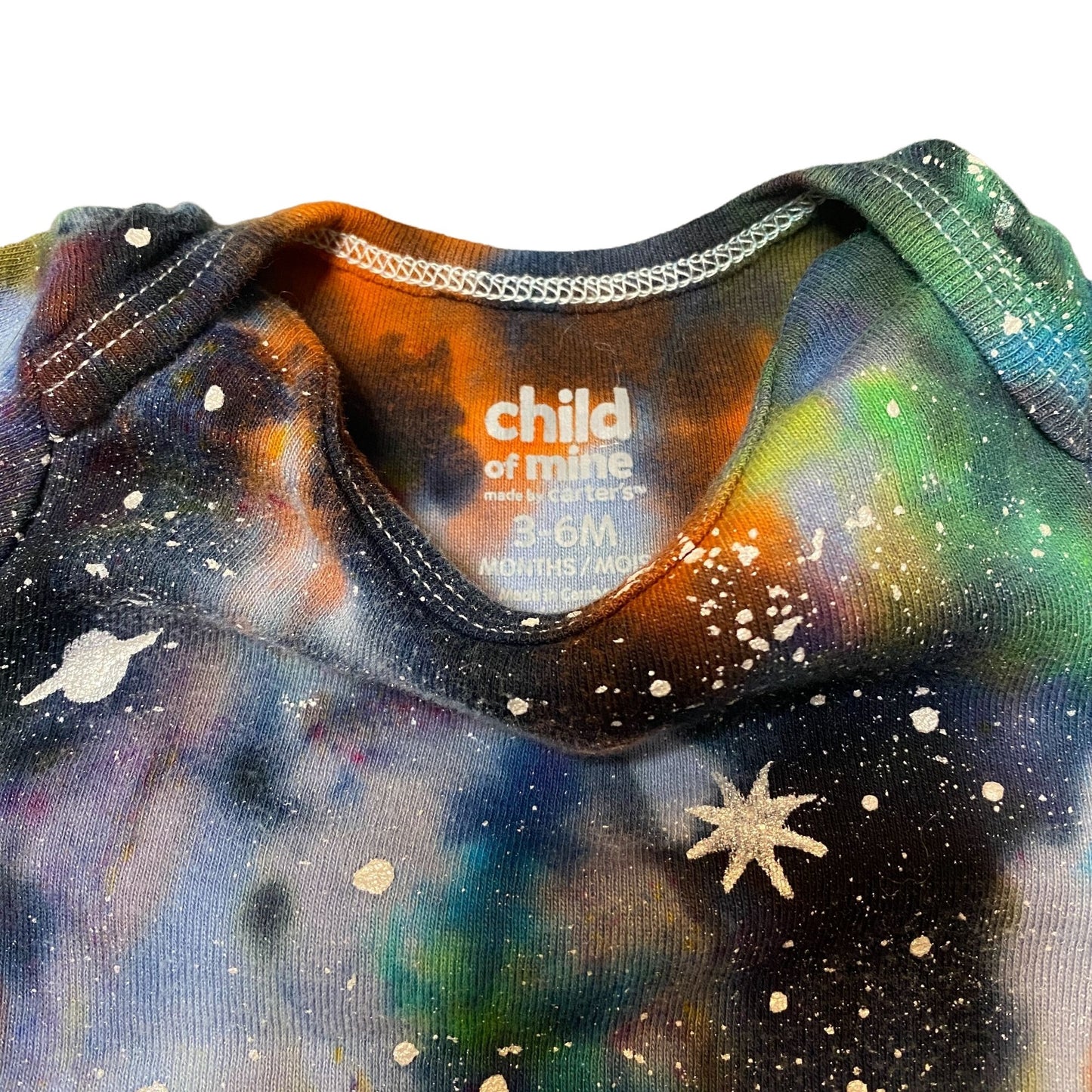 Galaxy Dyed Onesie || 3-6 Months