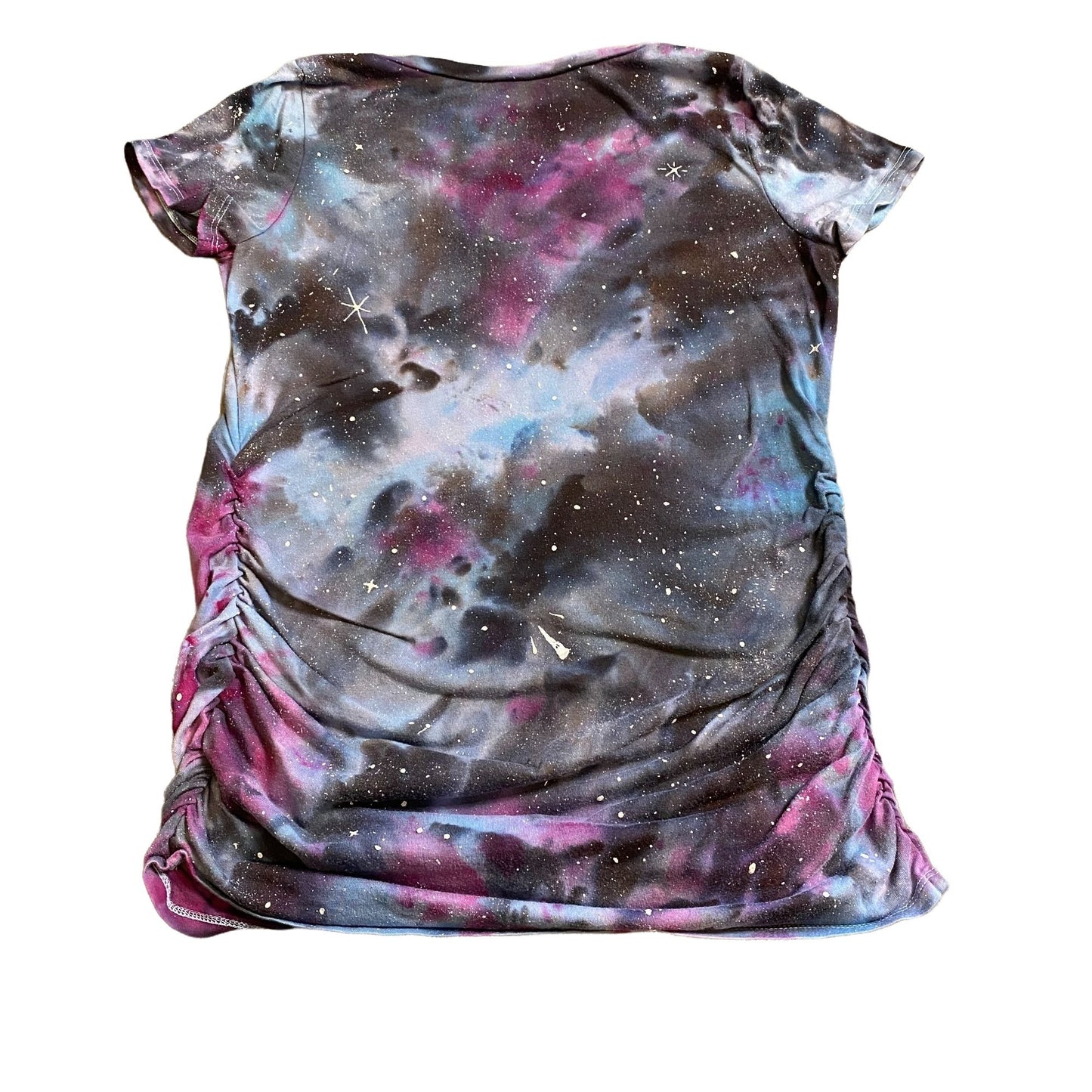 Galaxy Dyed Adult Tee Shirt || Small, Maternity